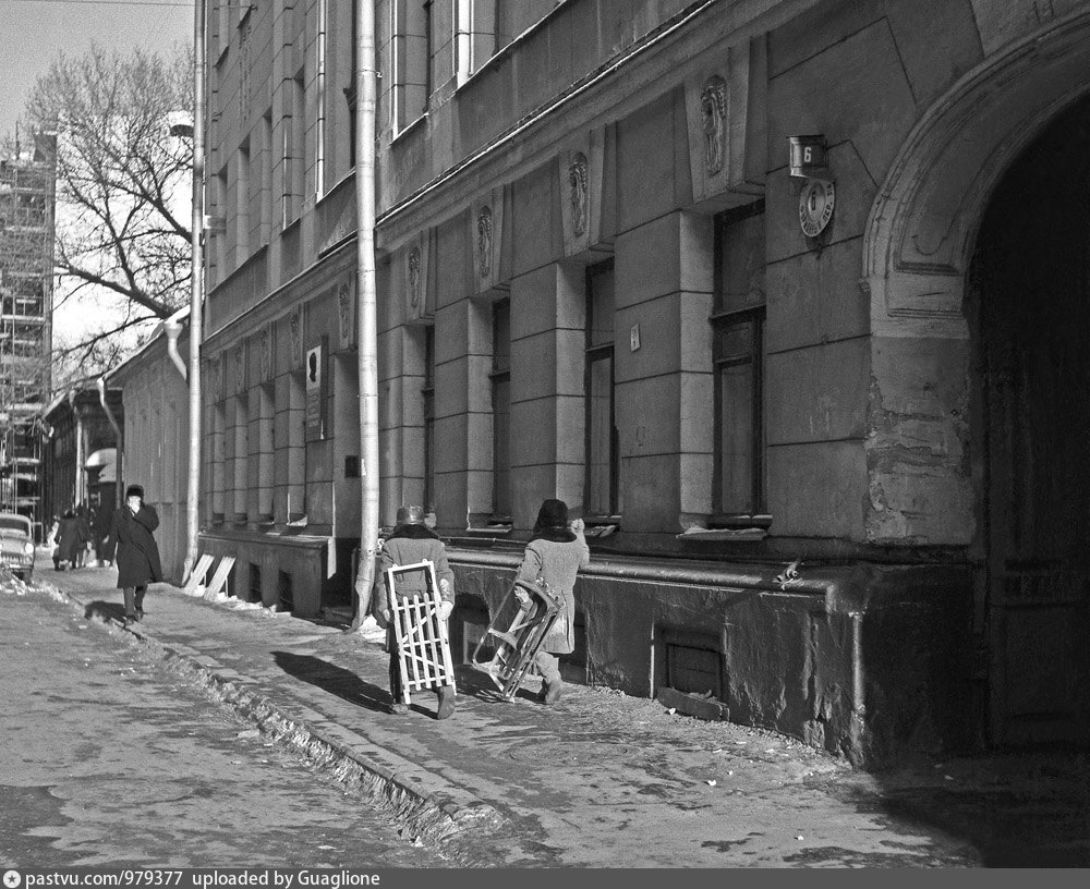 Фотоархив. Старый Арбат дворы Москва 60-х. 1 Павловский переулок в 1960 году Москва. Стремянный переулок в 1950. Улицы 50-х годов.