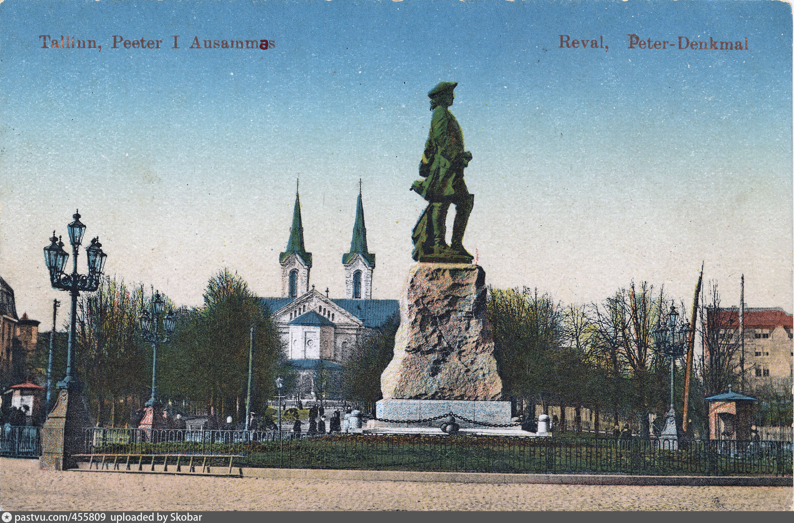 Памятник Петру первому в Таллине