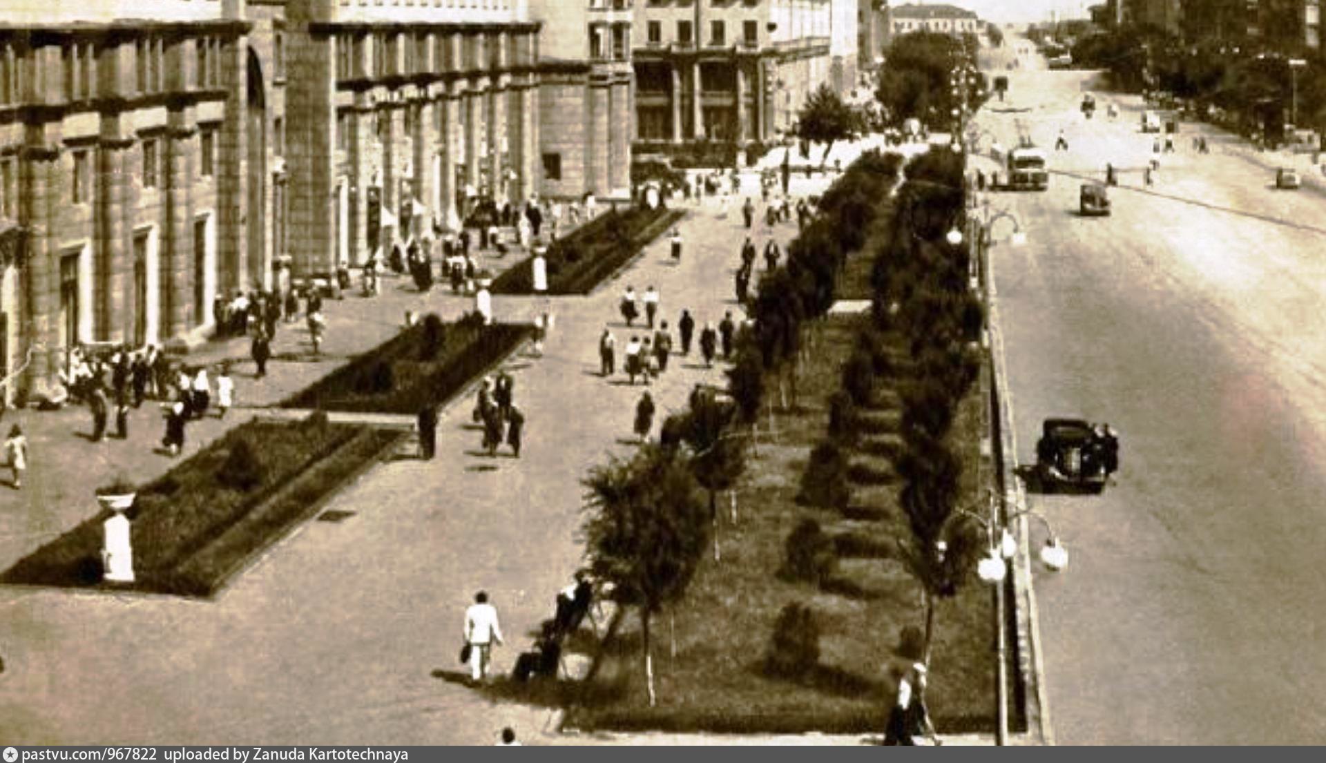Площадь революции Челябинск 1950