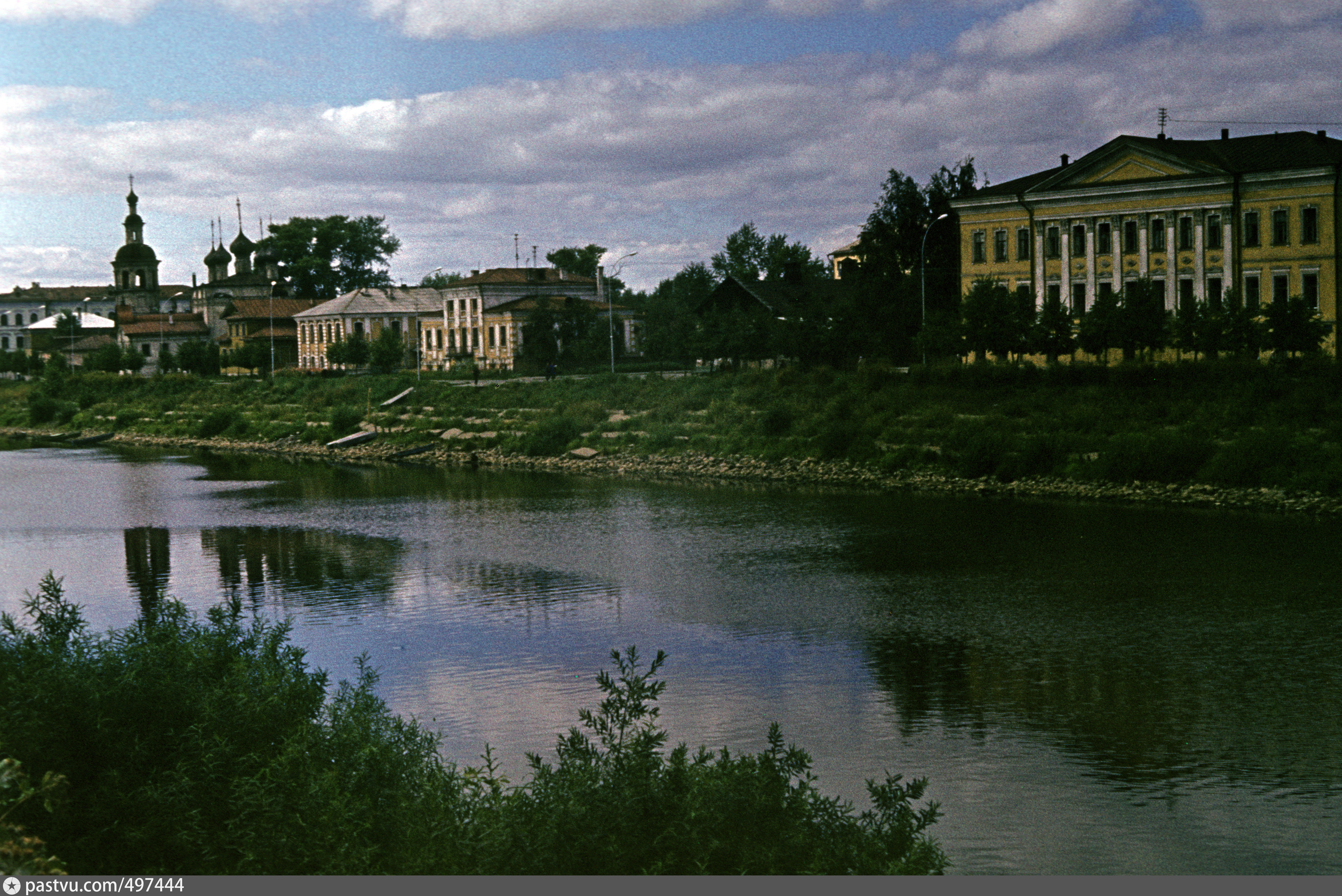 Дом Витушечникова и набережная - Retro photos