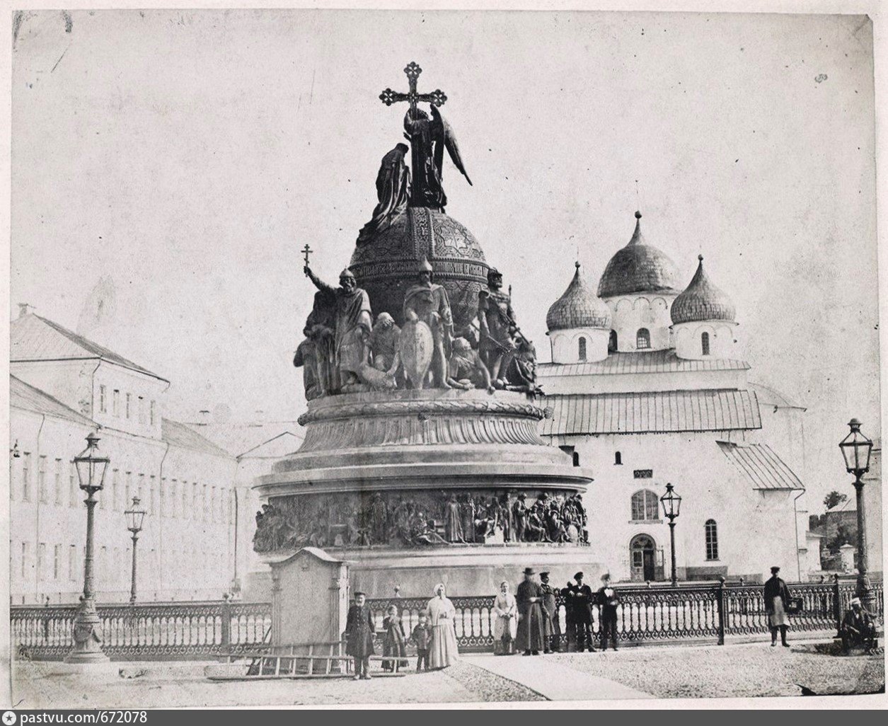 Открытие памятника тысячелетие России 1862