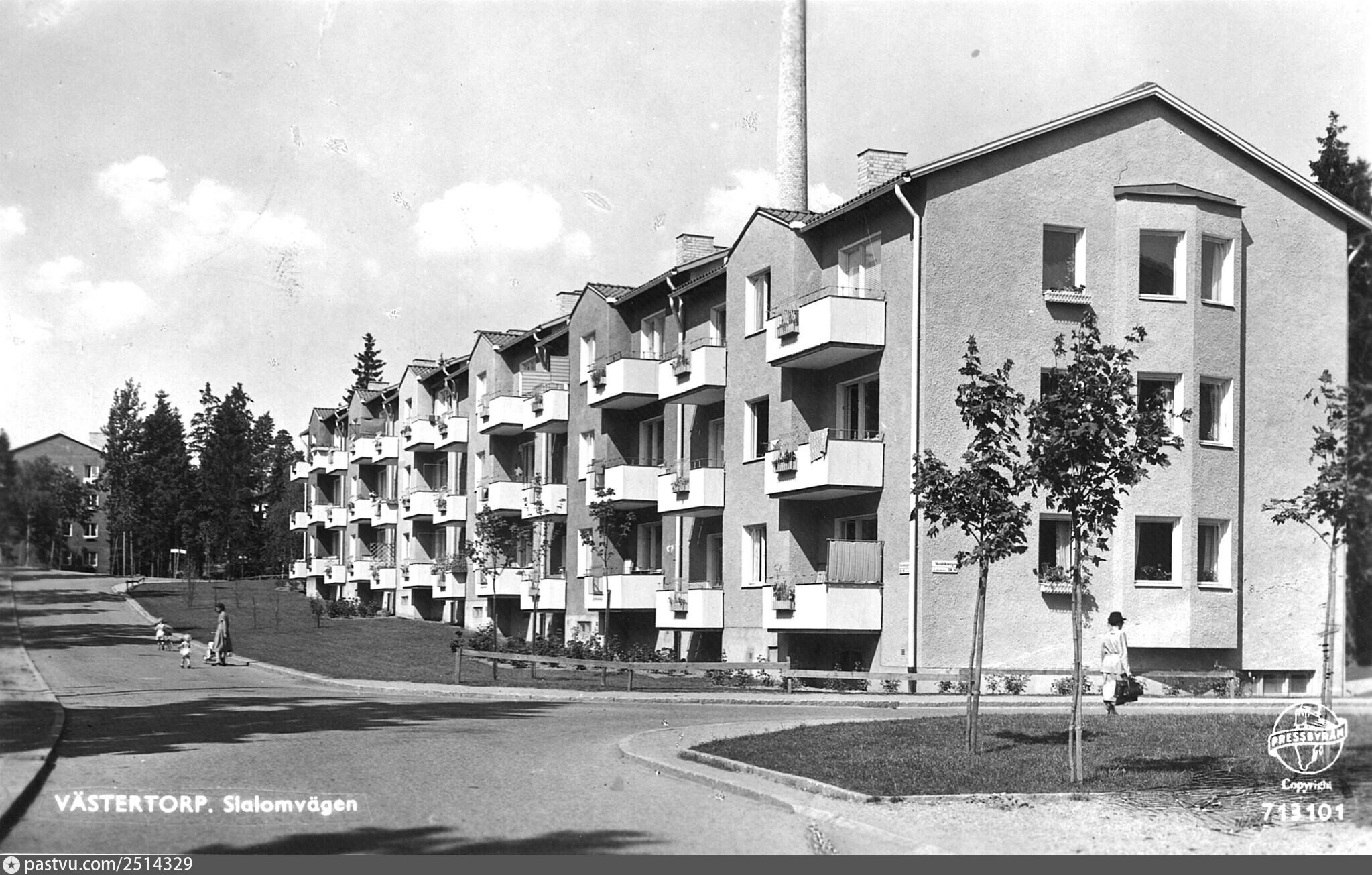 Västertorp. Slalomvägen