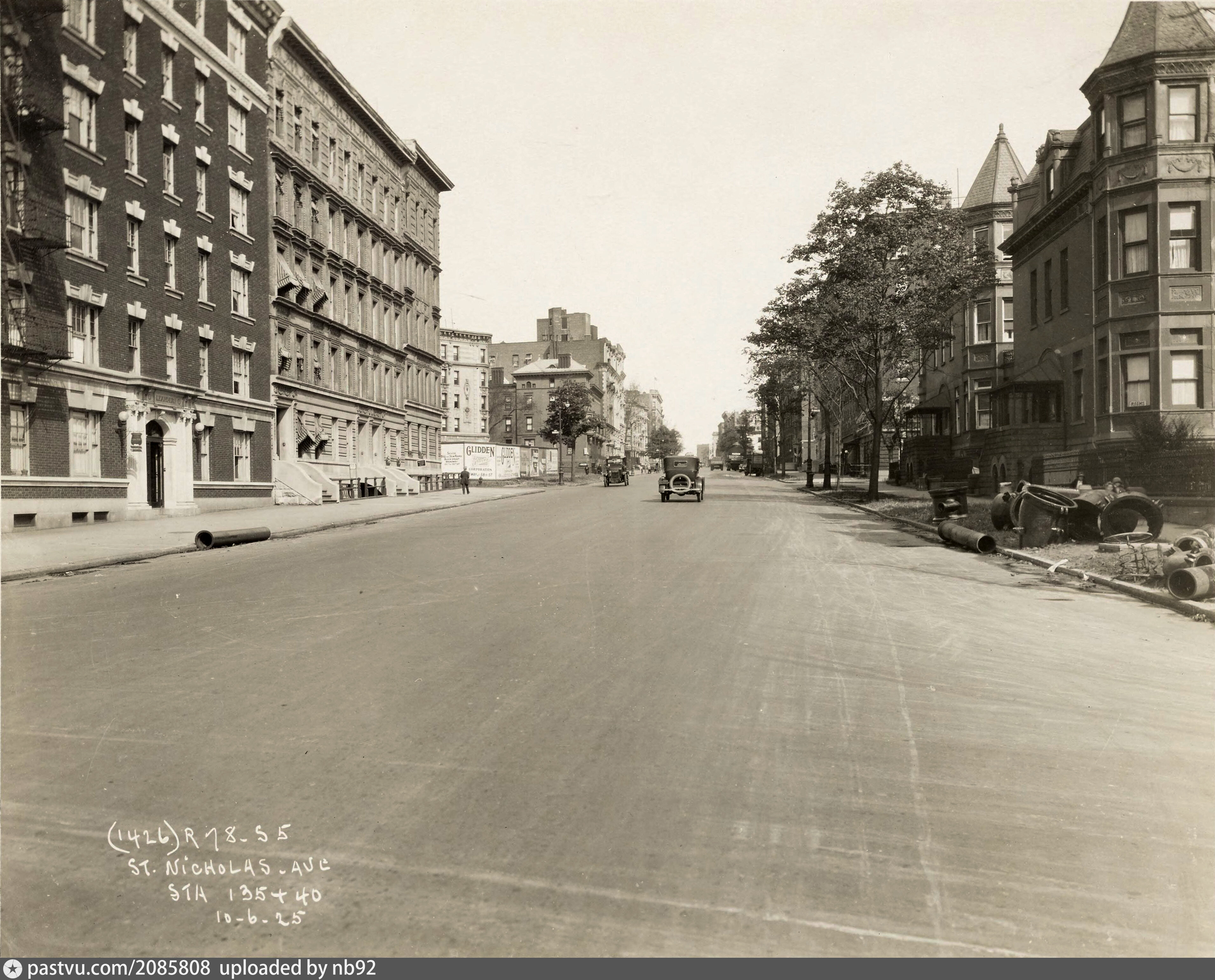 St. Nicholas Avenue between West 150th Street and West 151st Street