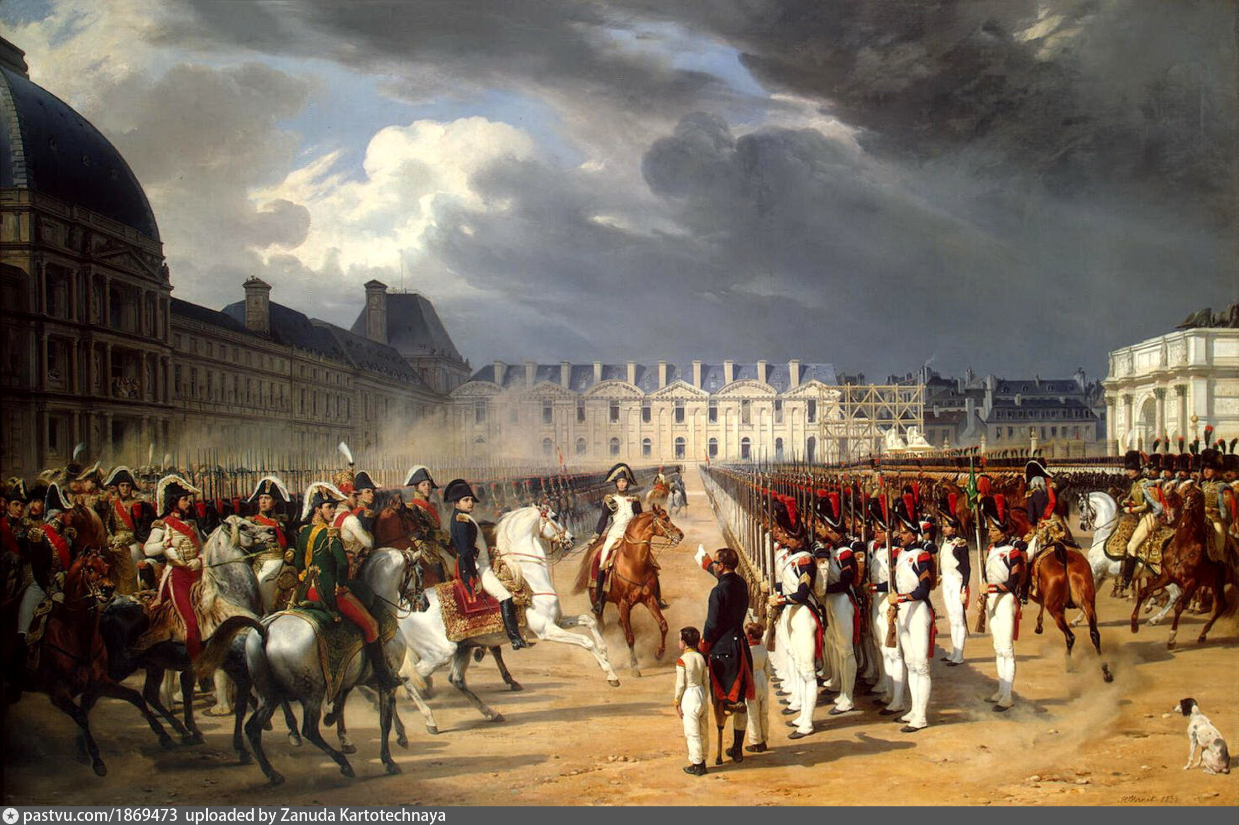 Франция времен империи. Орас Верне Наполеон. Верне Орас парад Наполеона.