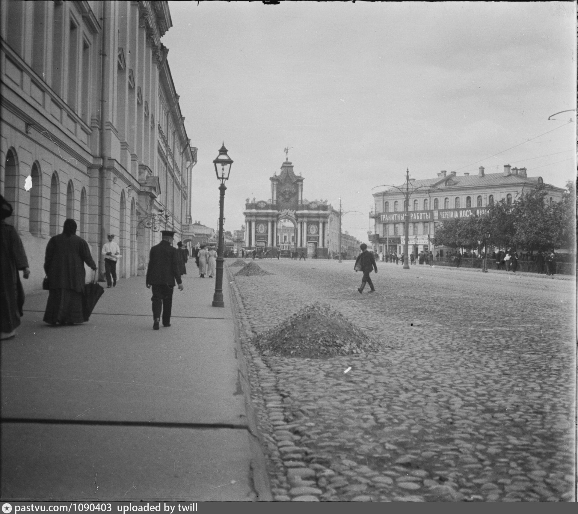 Москва красные ворота 1914