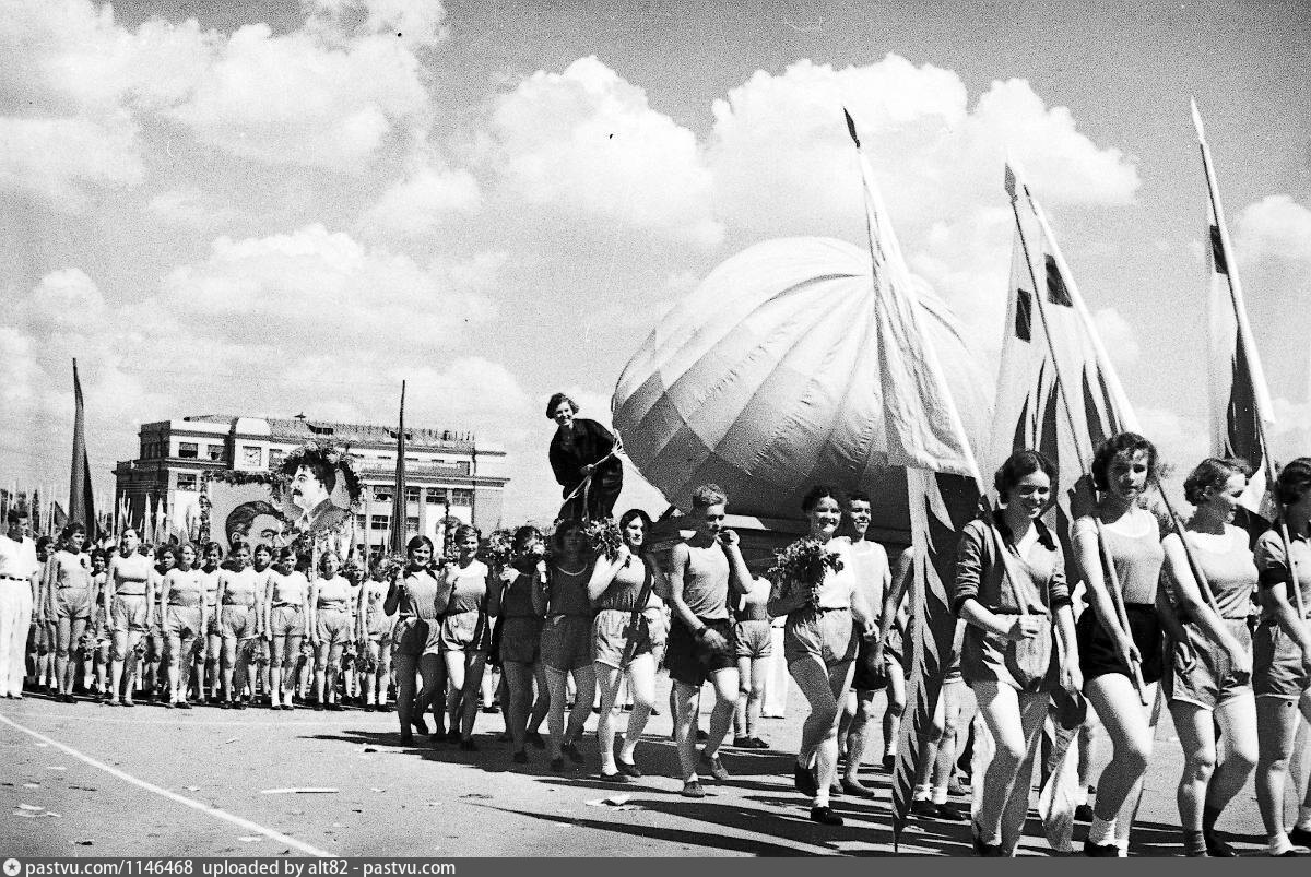 Парад физкультурников 1936 фото