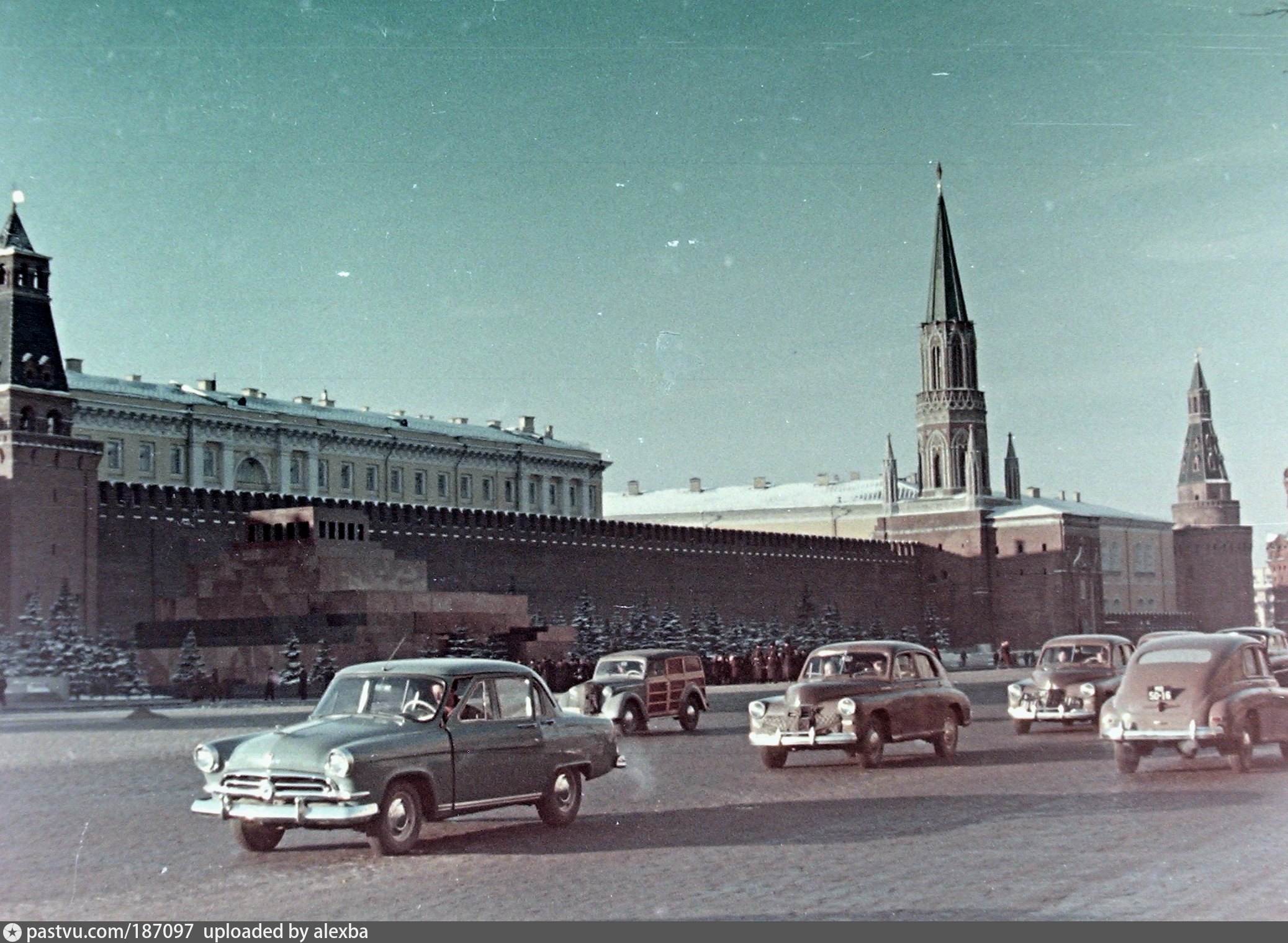 Красная площадь в СССР 1950г