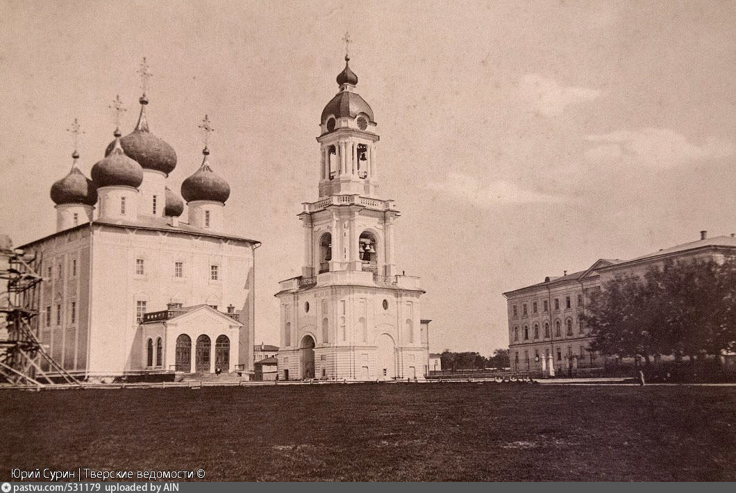 Тверь 100 лет назад. Тверской Отроч монастырь.