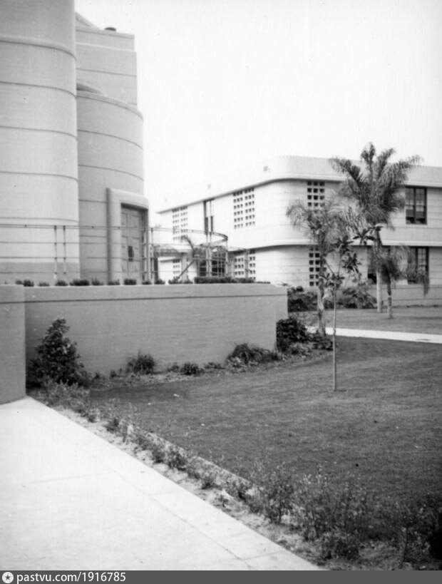 Manual Arts High School, auditorium and main building