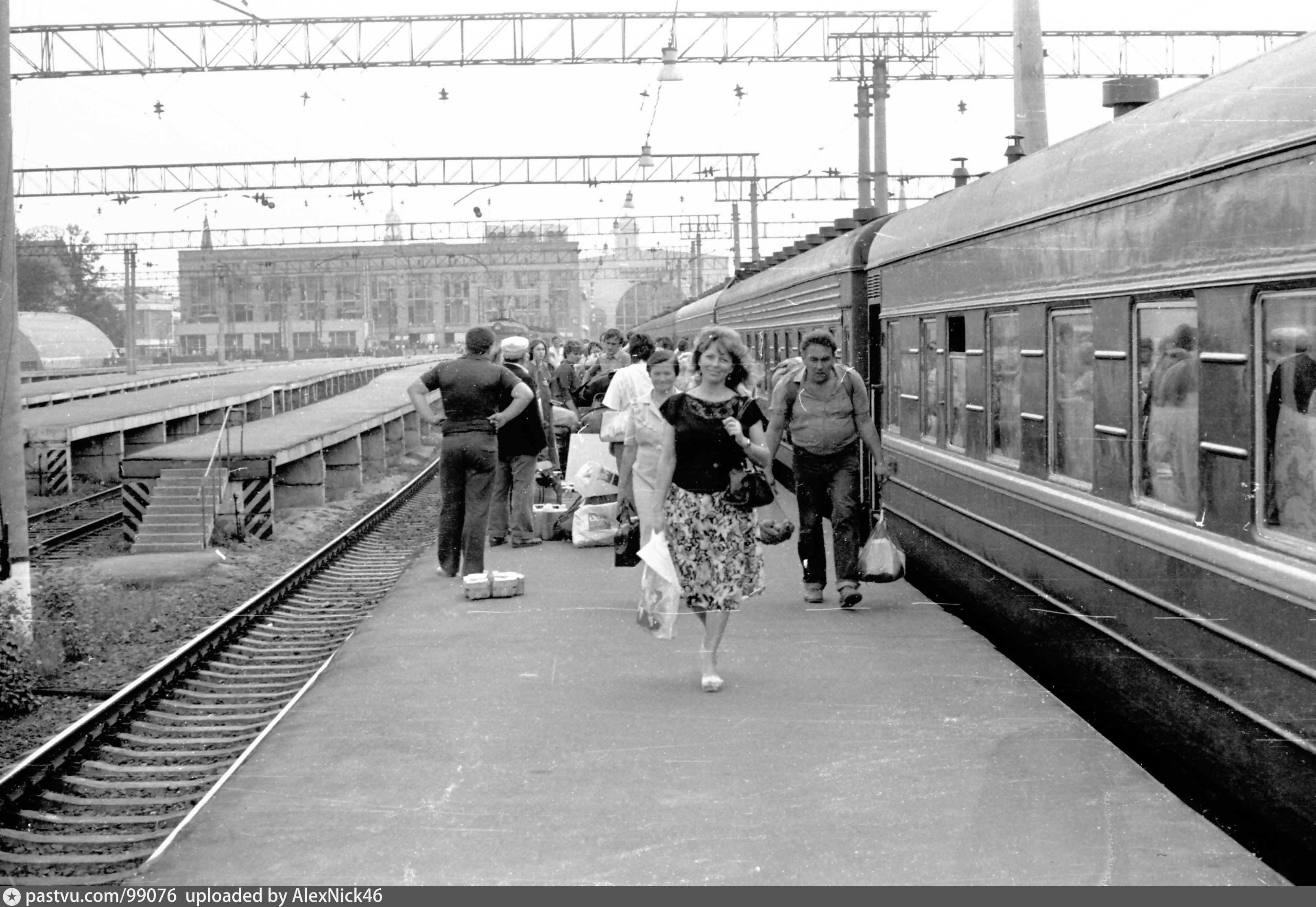 Московский вокзал Перон 1960