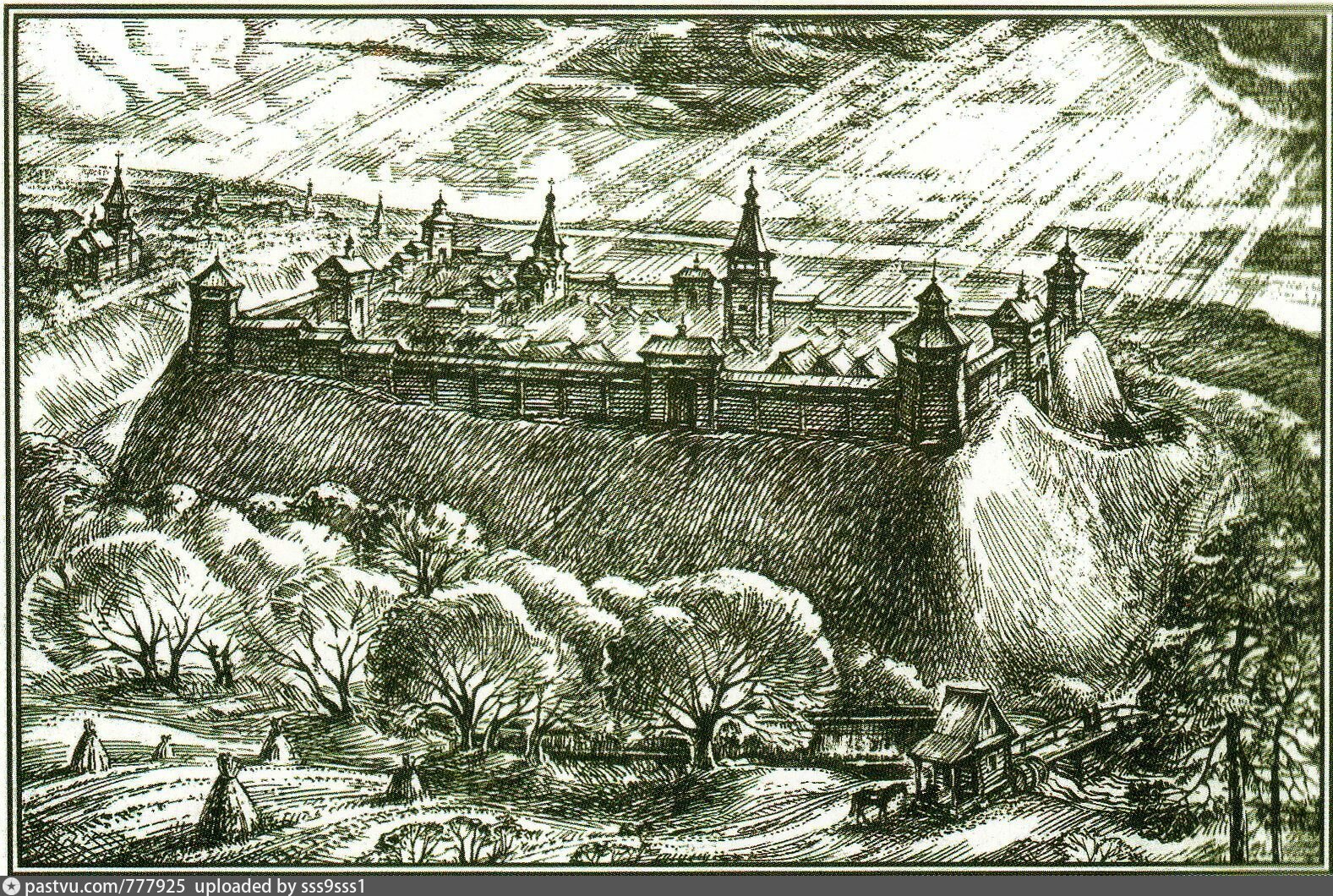 Старая крепость рисунок город. Кашира крепость Старая крепость. Старая Кашира Городище история. Калужская крепость 16 века. Кашира 1356.