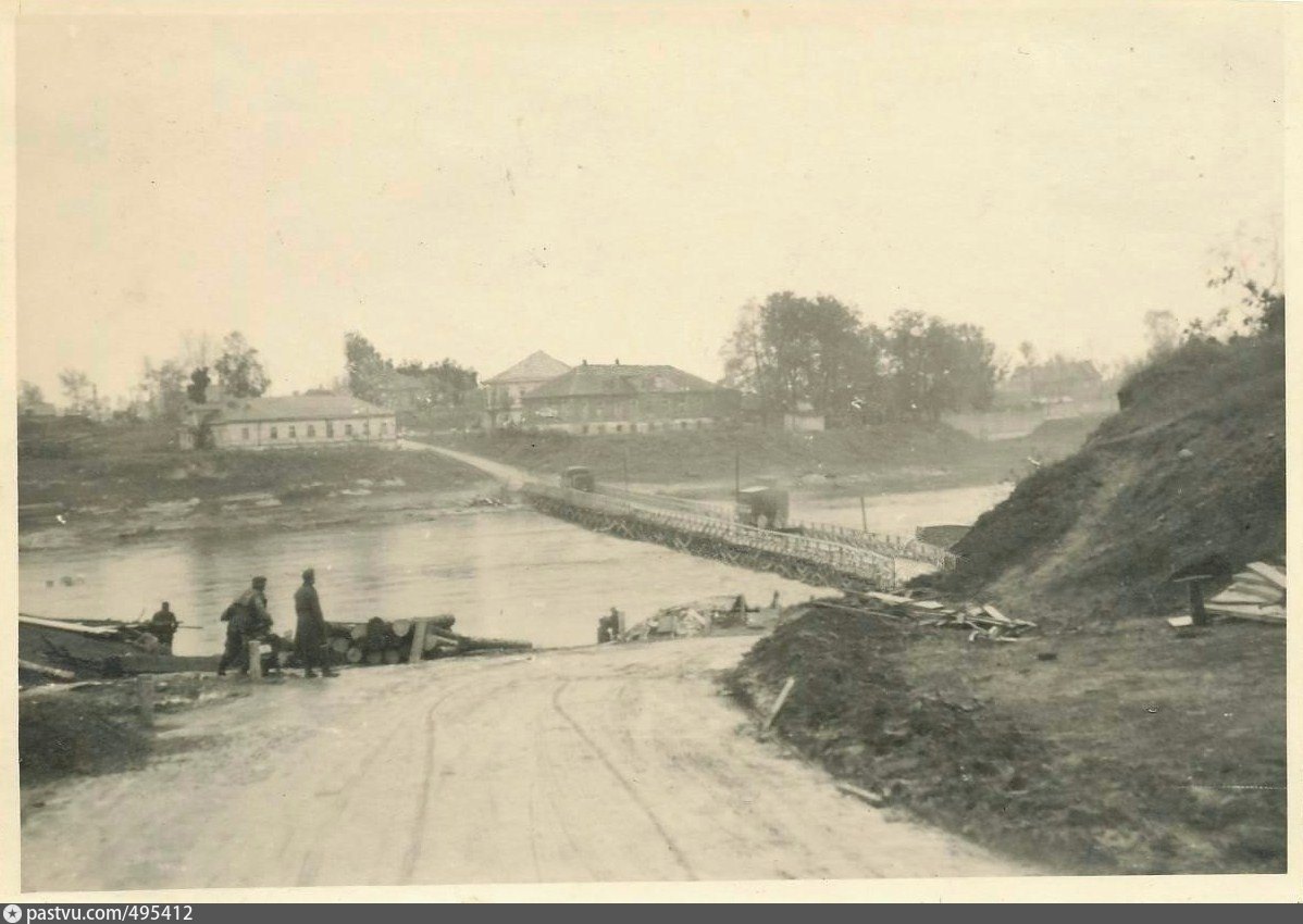 Мост через лугу Кингисепп 1941