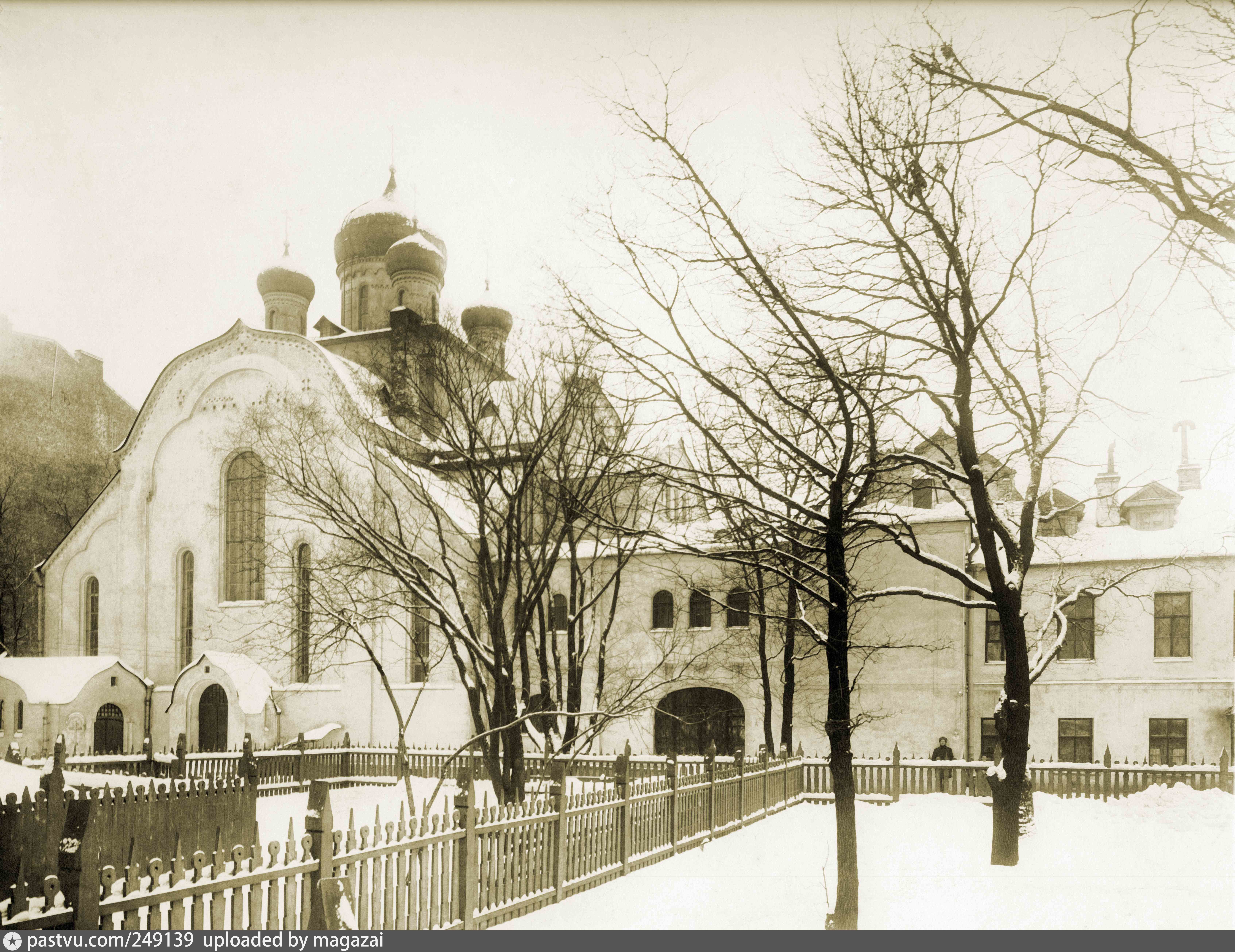 Фото 1909г. Северный фасад храма. 