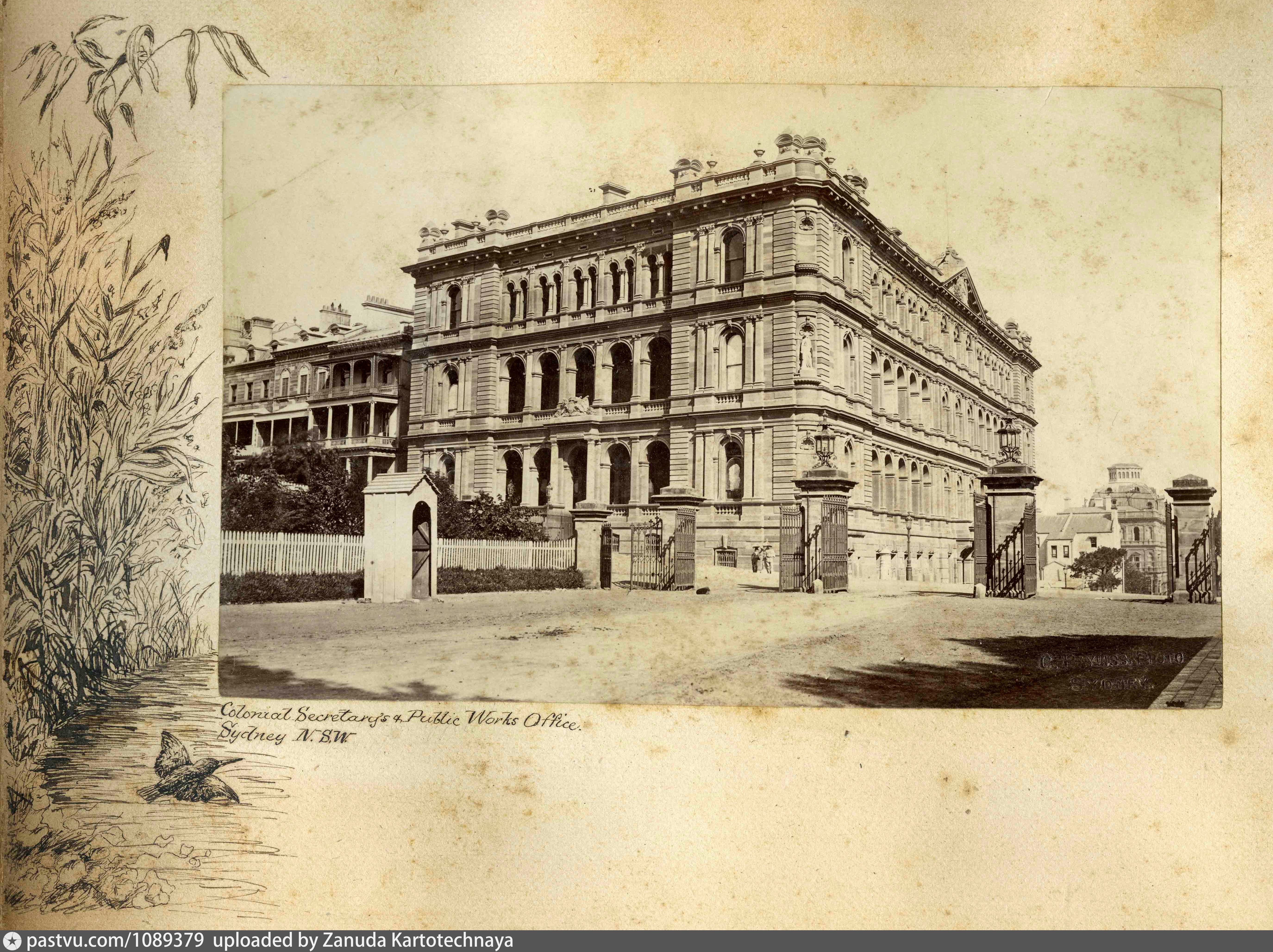 1881 1889. Government House Sydney. General Post Office, Sydney.