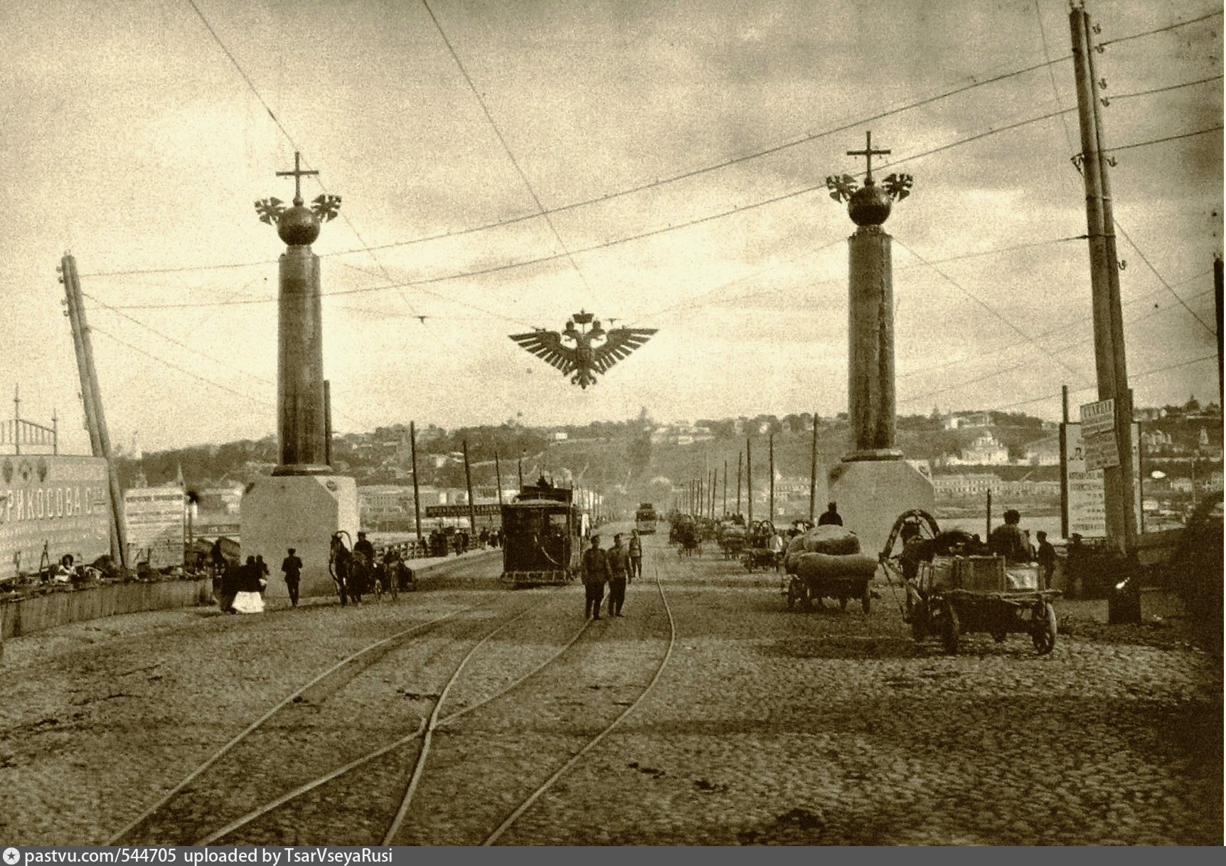 плашкоутный мост в нижнем новгороде