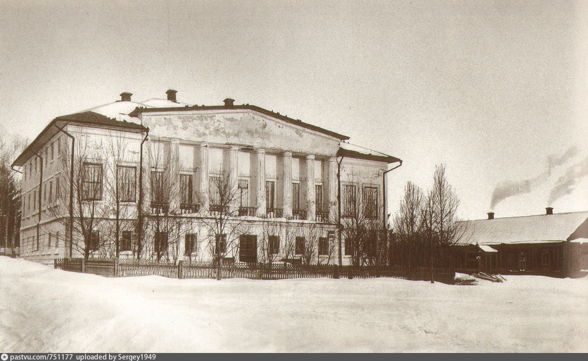 Дом в котором родился Л.Н. Толстой. Село Долгое - Retro photos