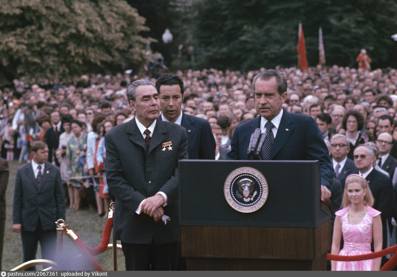 Никсон в москве 1972