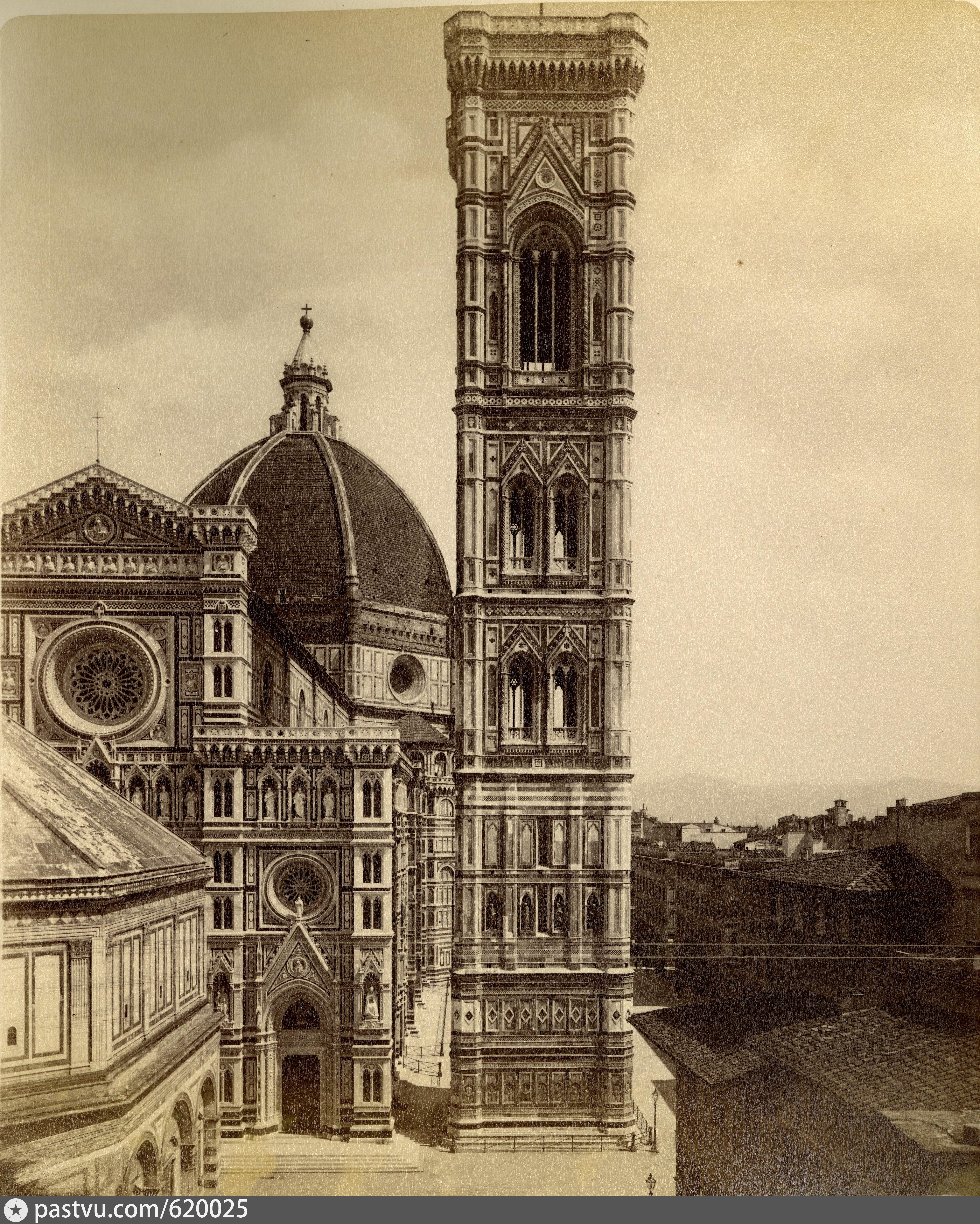Кампанила собора Санта Мария дель Фьоре Флоренция Джотто