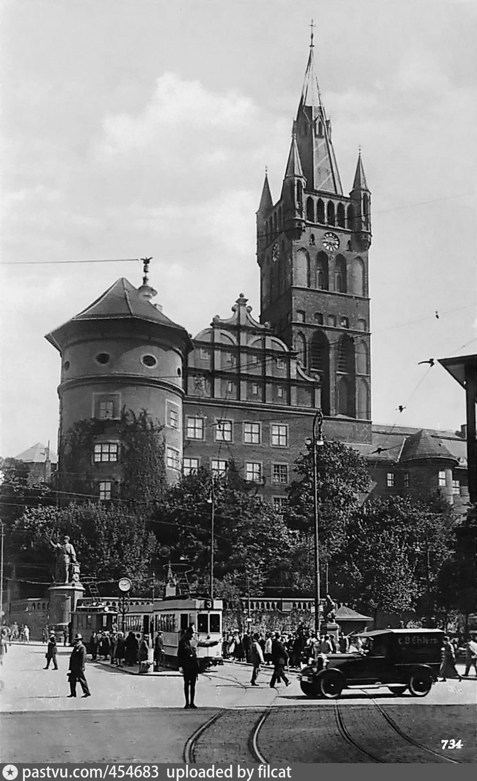Замок Кёнигсберг в 1968 году
