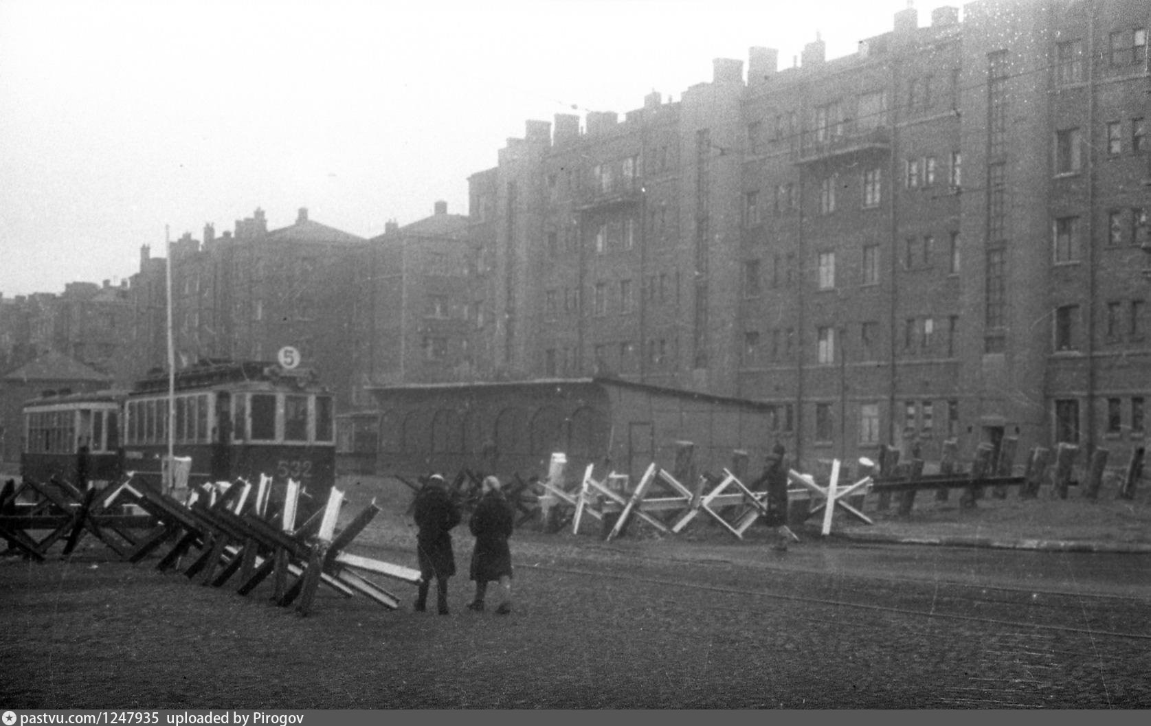 улицы москвы в войну