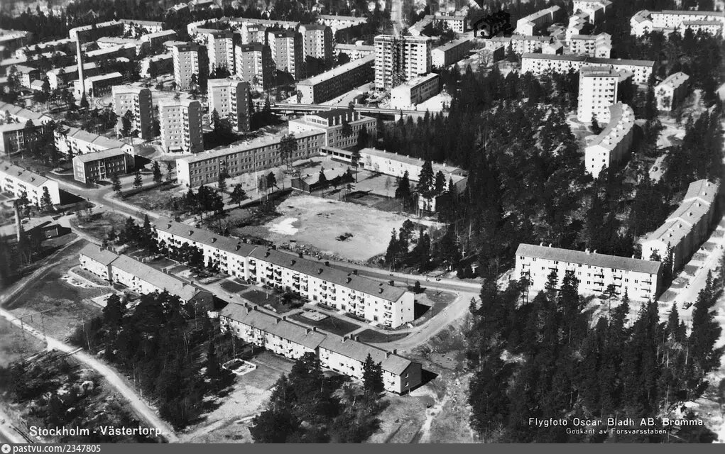 Västertorp, flygvy