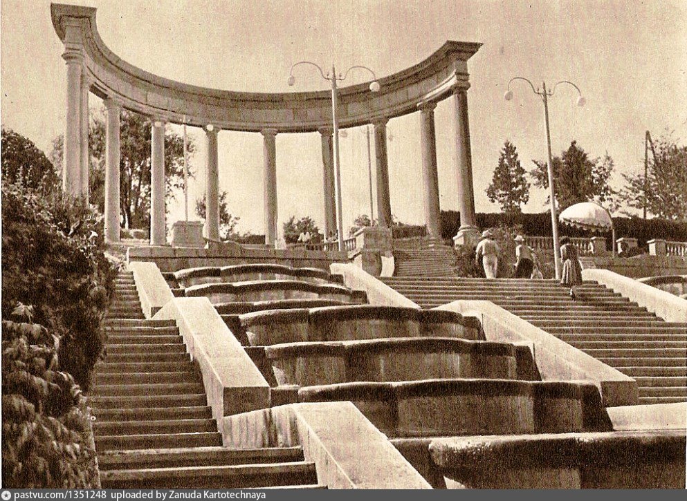 Карта кисловодска каскадная лестница