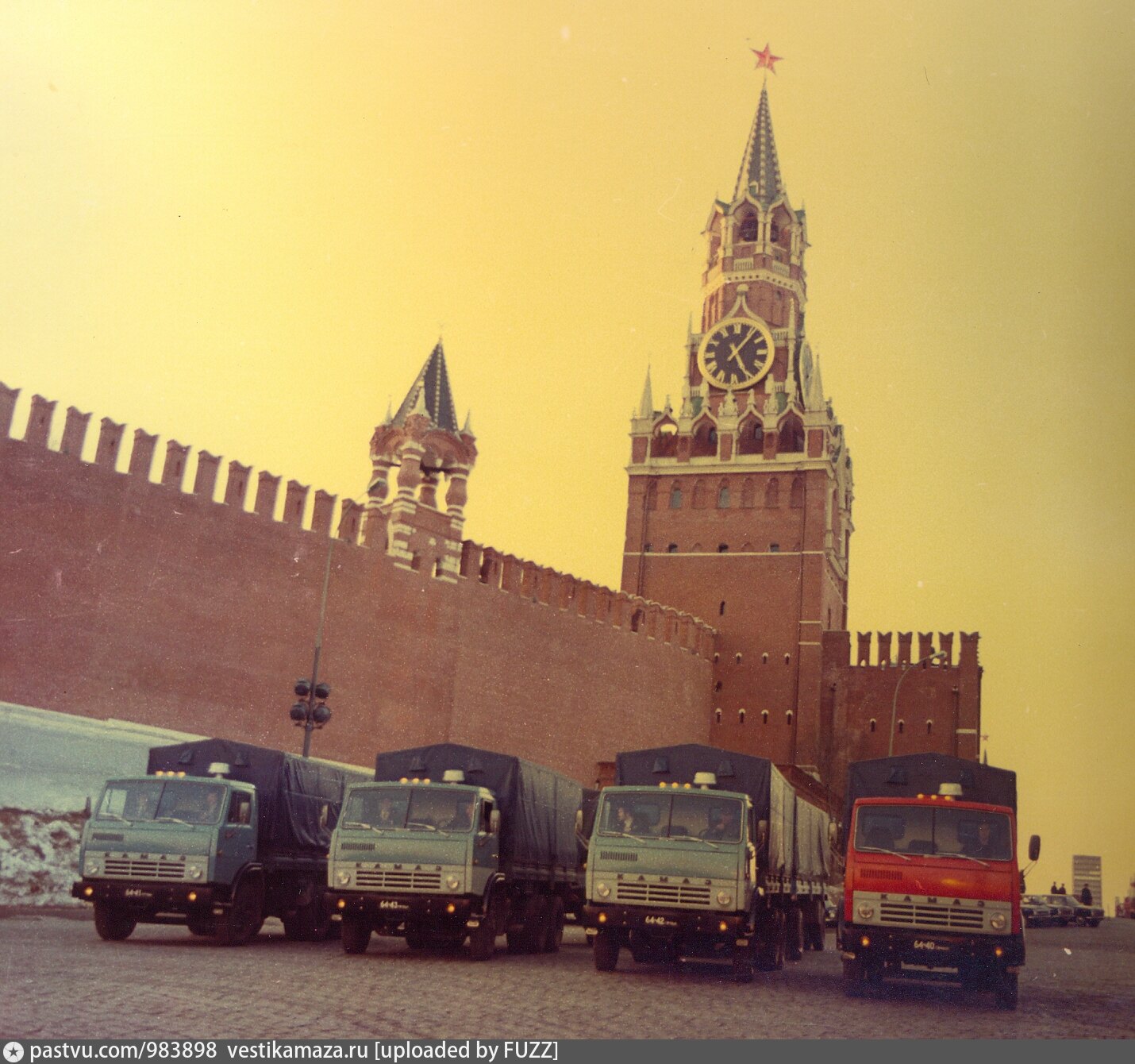 КАМАЗ на красной площади 1976