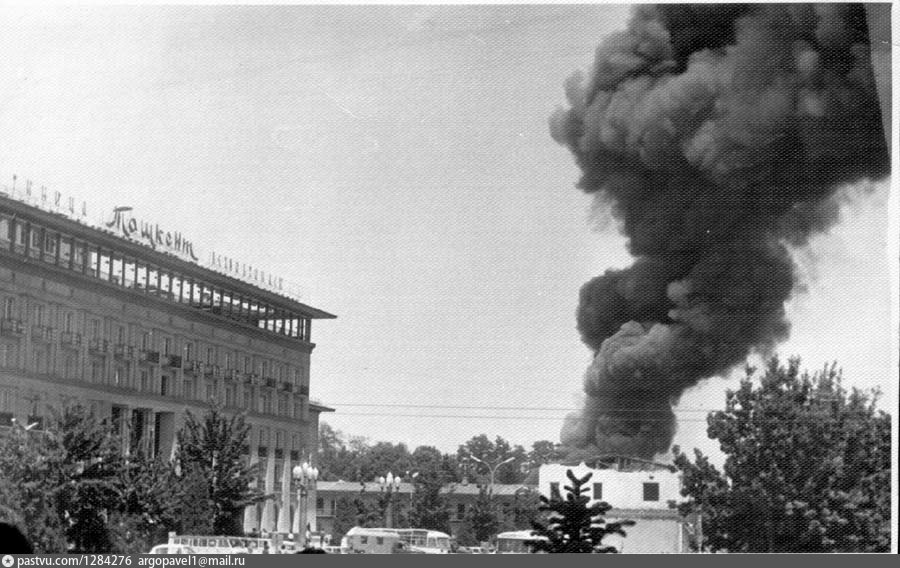 Ташкент после землетрясения 1966 фото