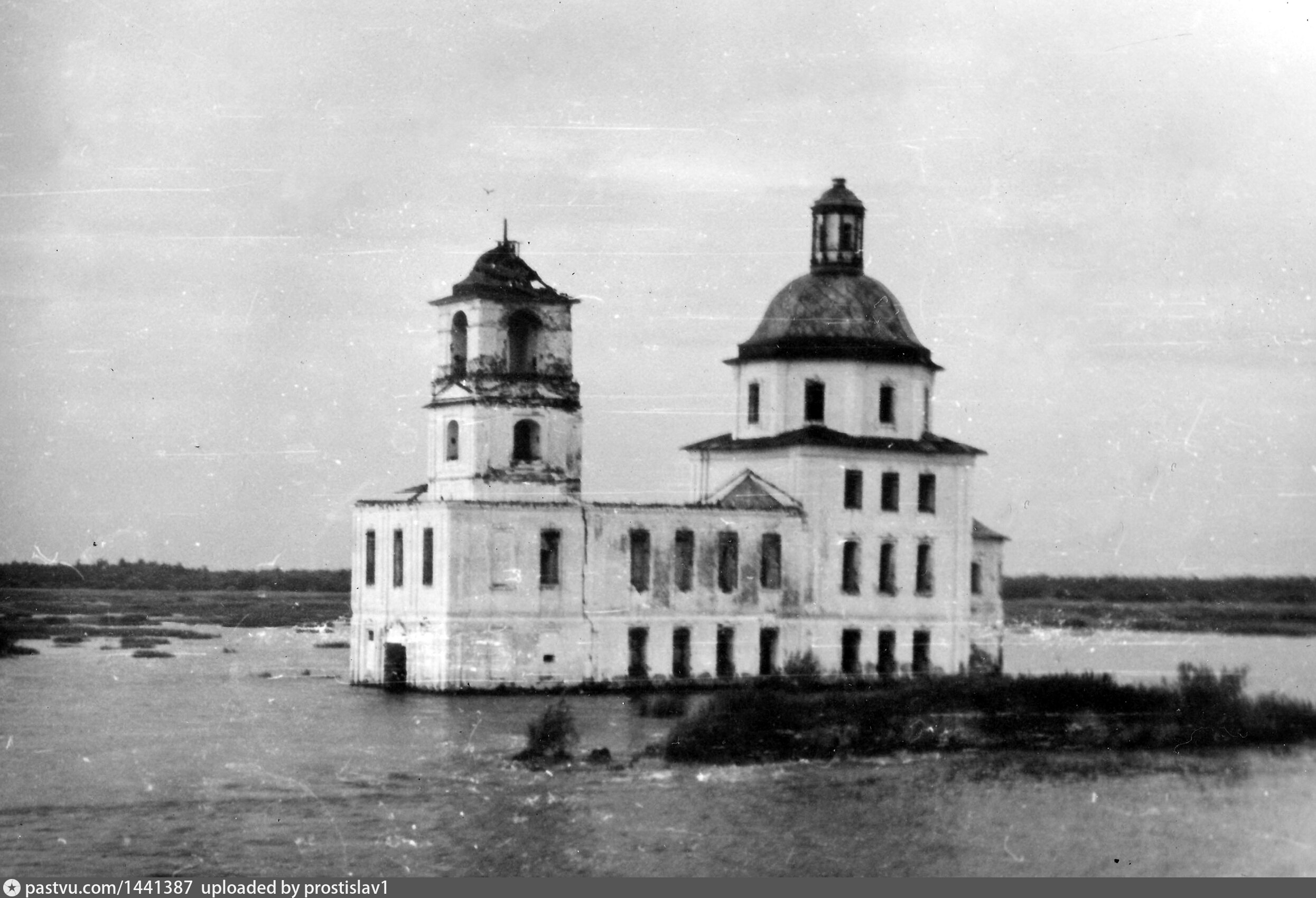 Церковь Маяк Крохино Прокудин Горский