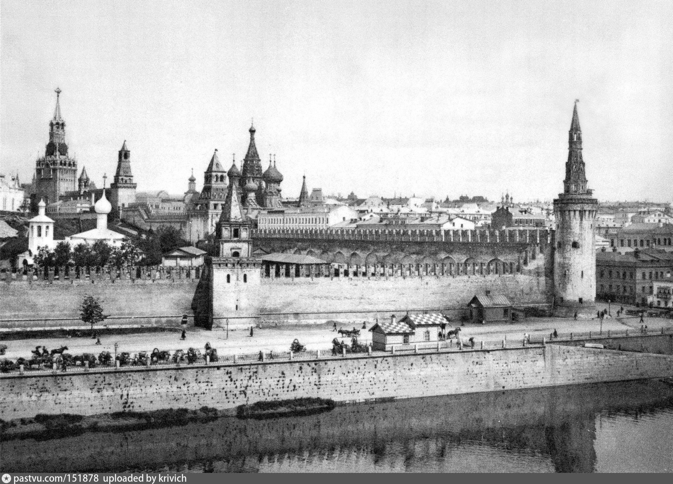 Кремль Москва 18 век