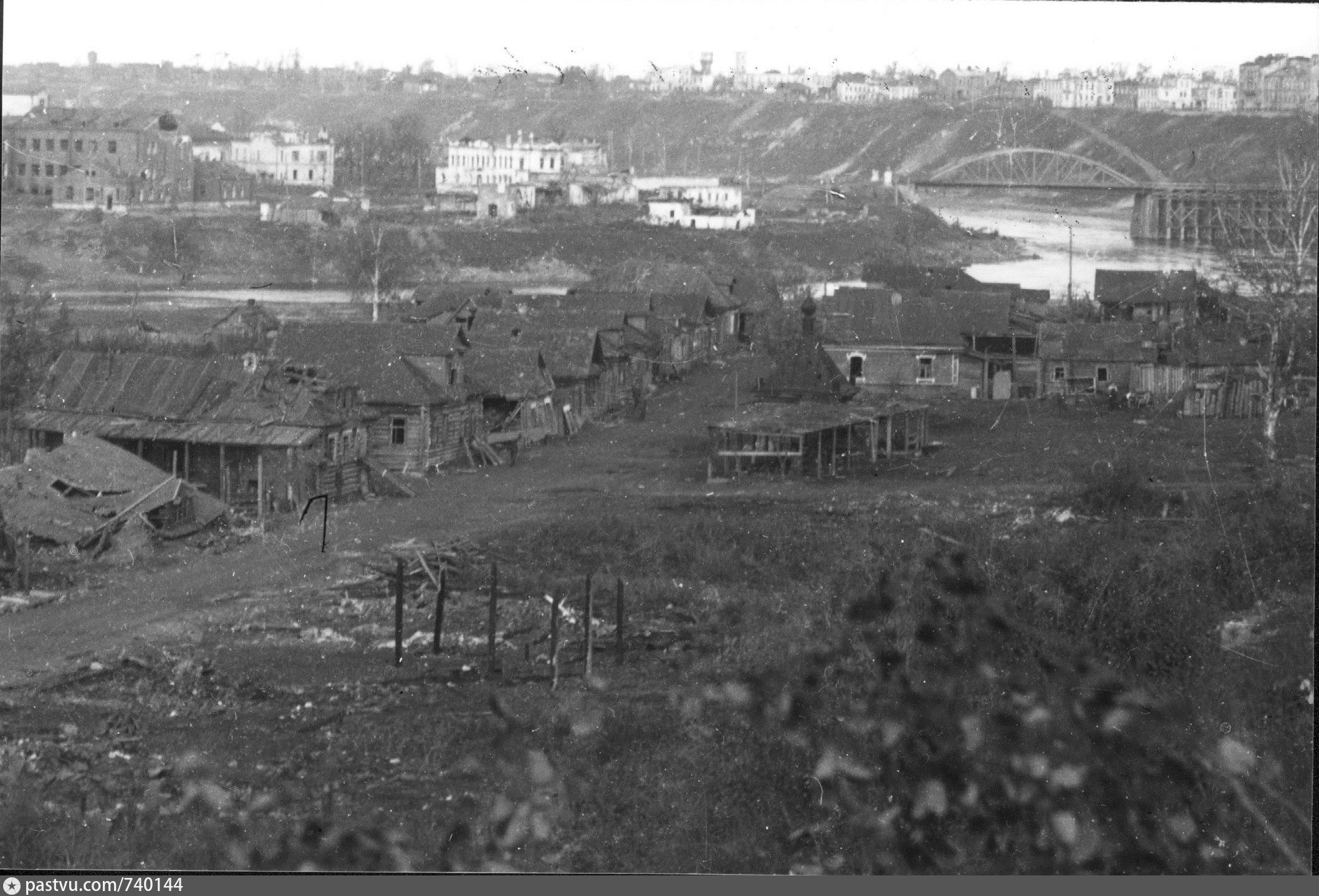 Тверь в годы великой отечественной войны. Город Ржев 1941. Ржев после войны. Ржев город после войны.