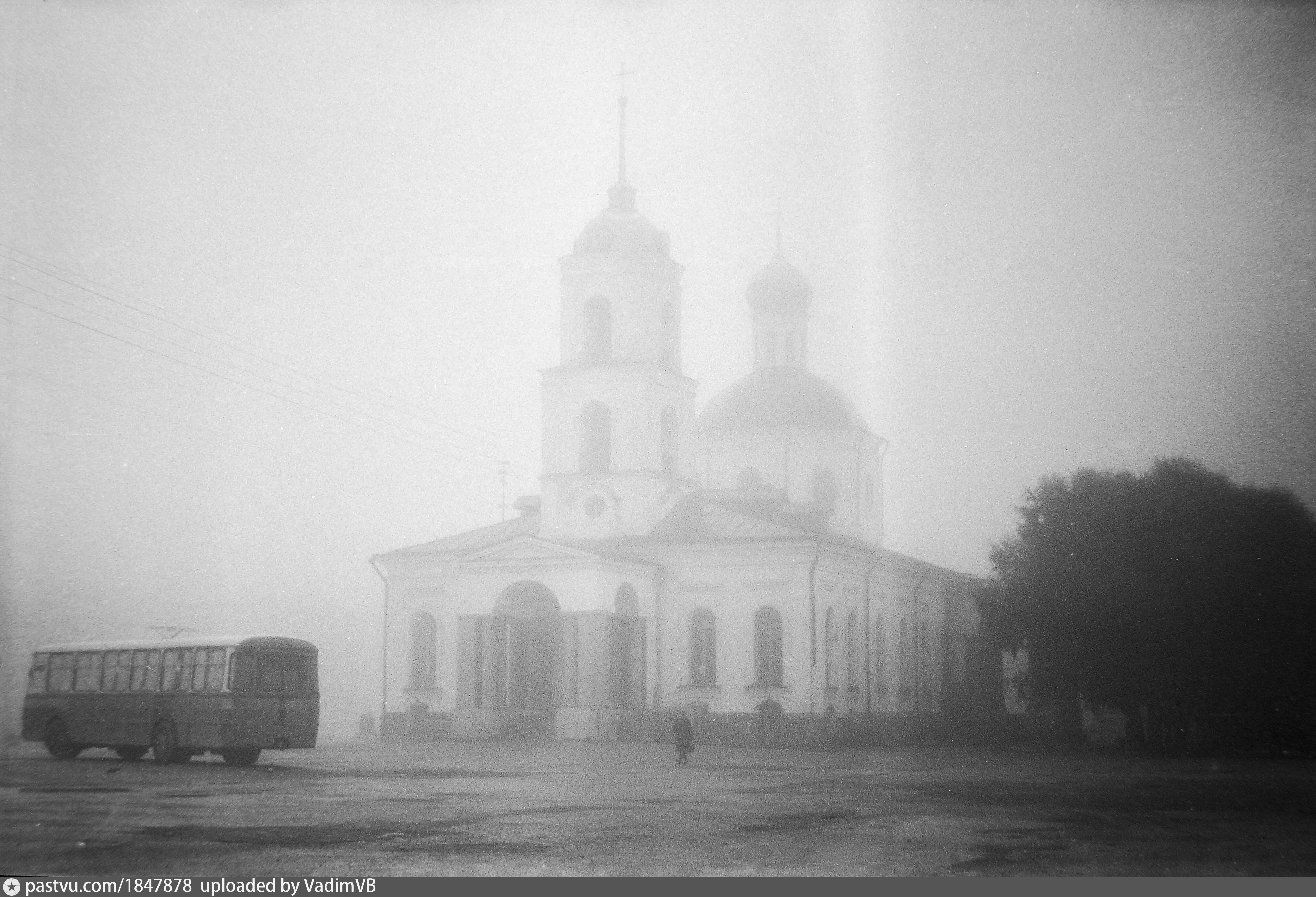 Елецкий Вознесенский собор в тумане фото