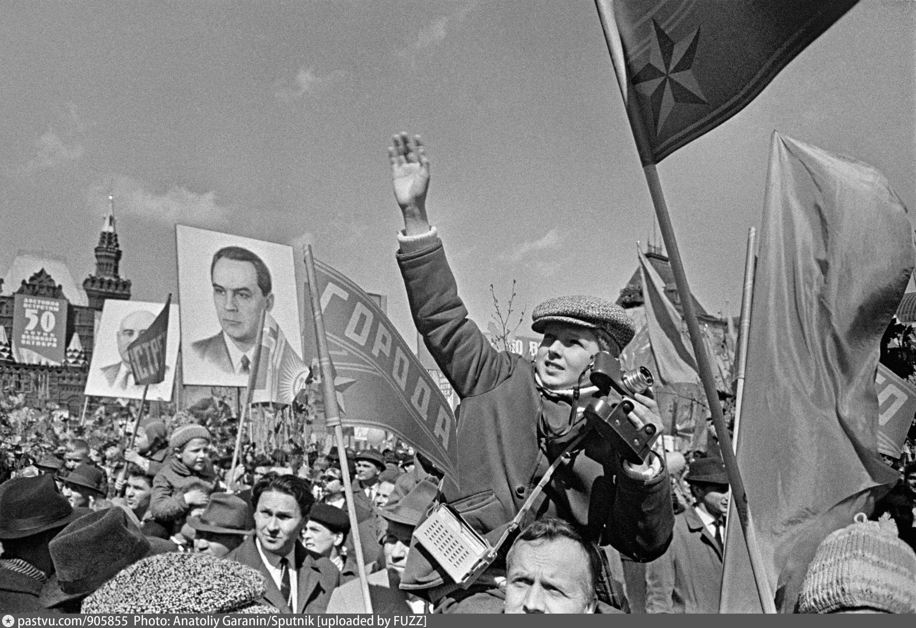 фото советских демонстраций