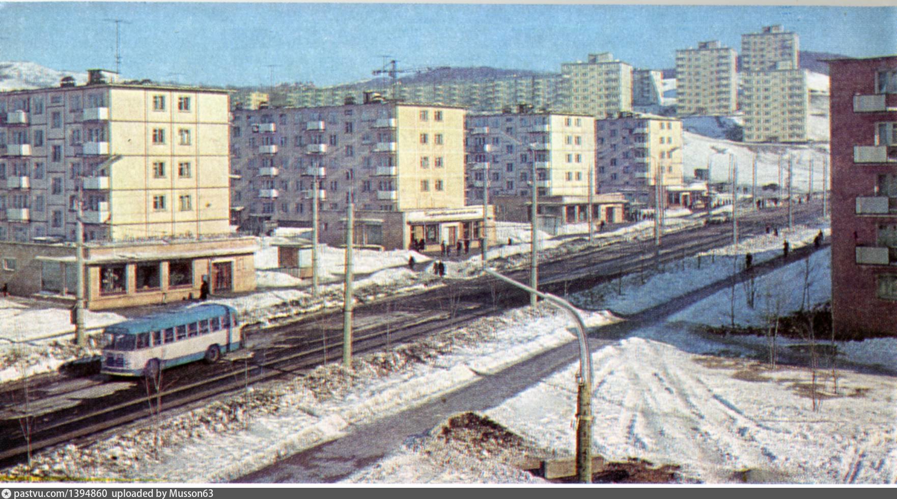 Микрорайон Трудовая Владивосток 1960 годы