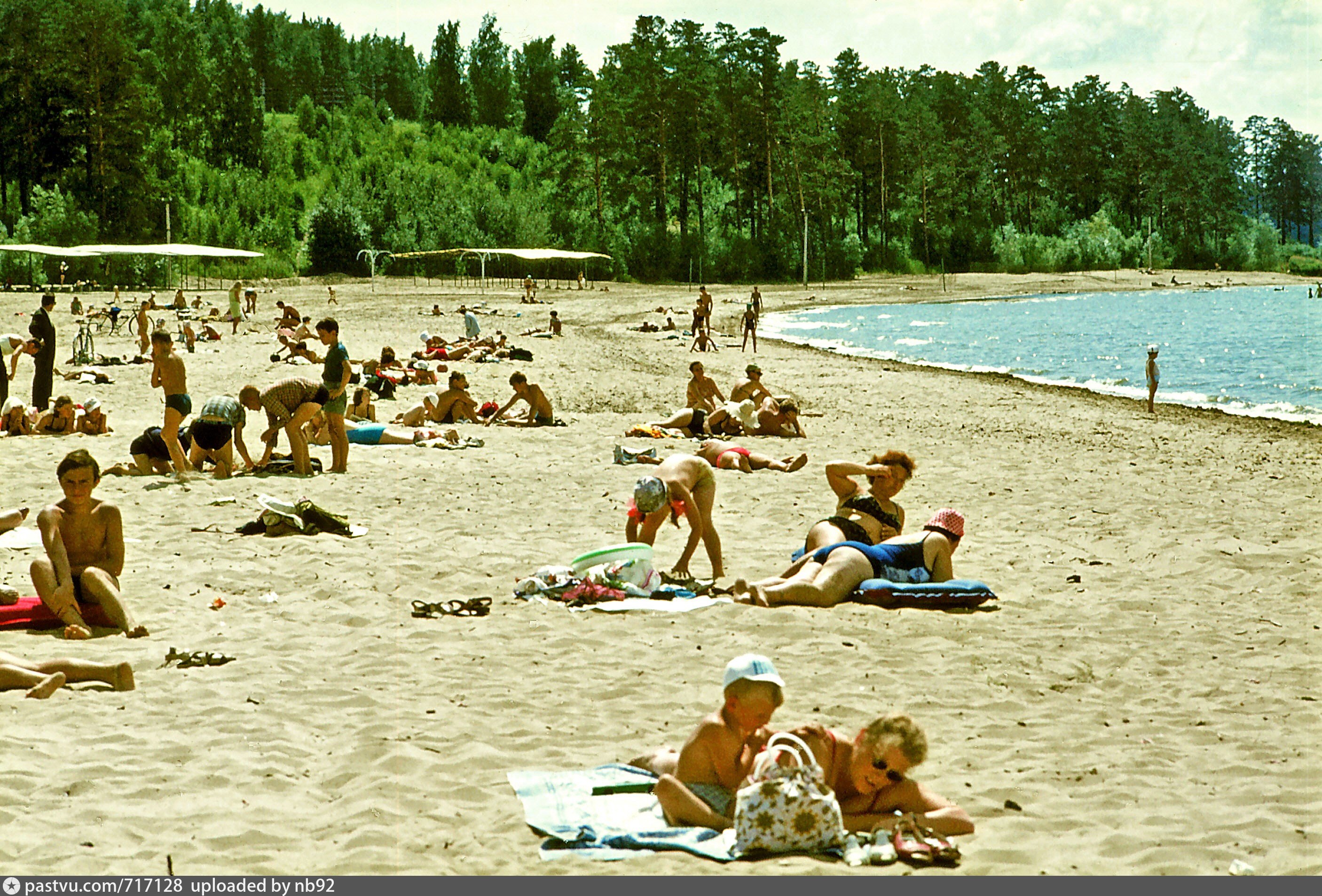 Академгородок пляж 1960