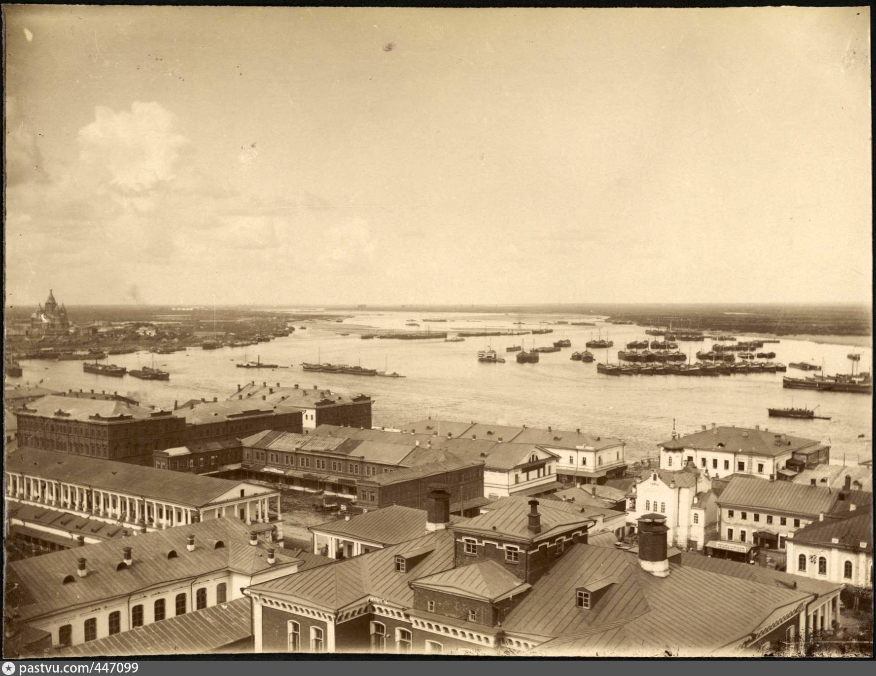 Волга Нижний Новгород в19 веке