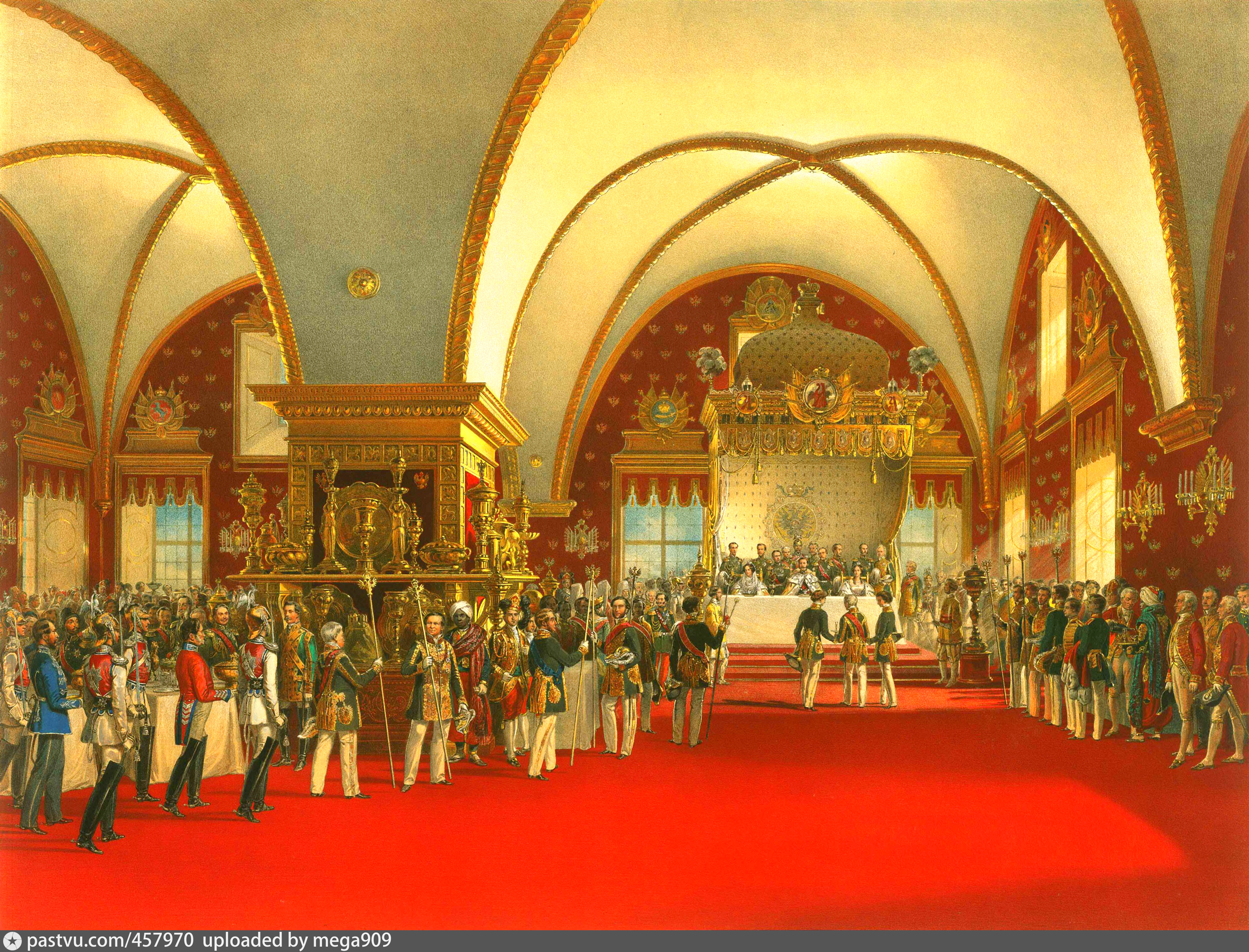 В дни коронационных торжеств оглашается новый закон. Грановитая палата Московского Кремля. Грановитая палата Московского Кремля Тронный зал.