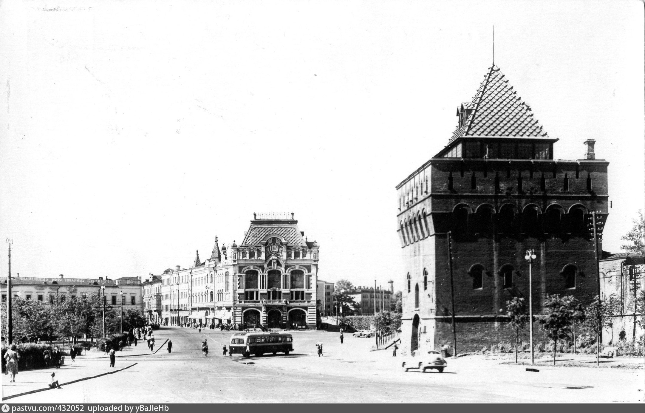 Площадь Минина Нижний Новгород 19 век