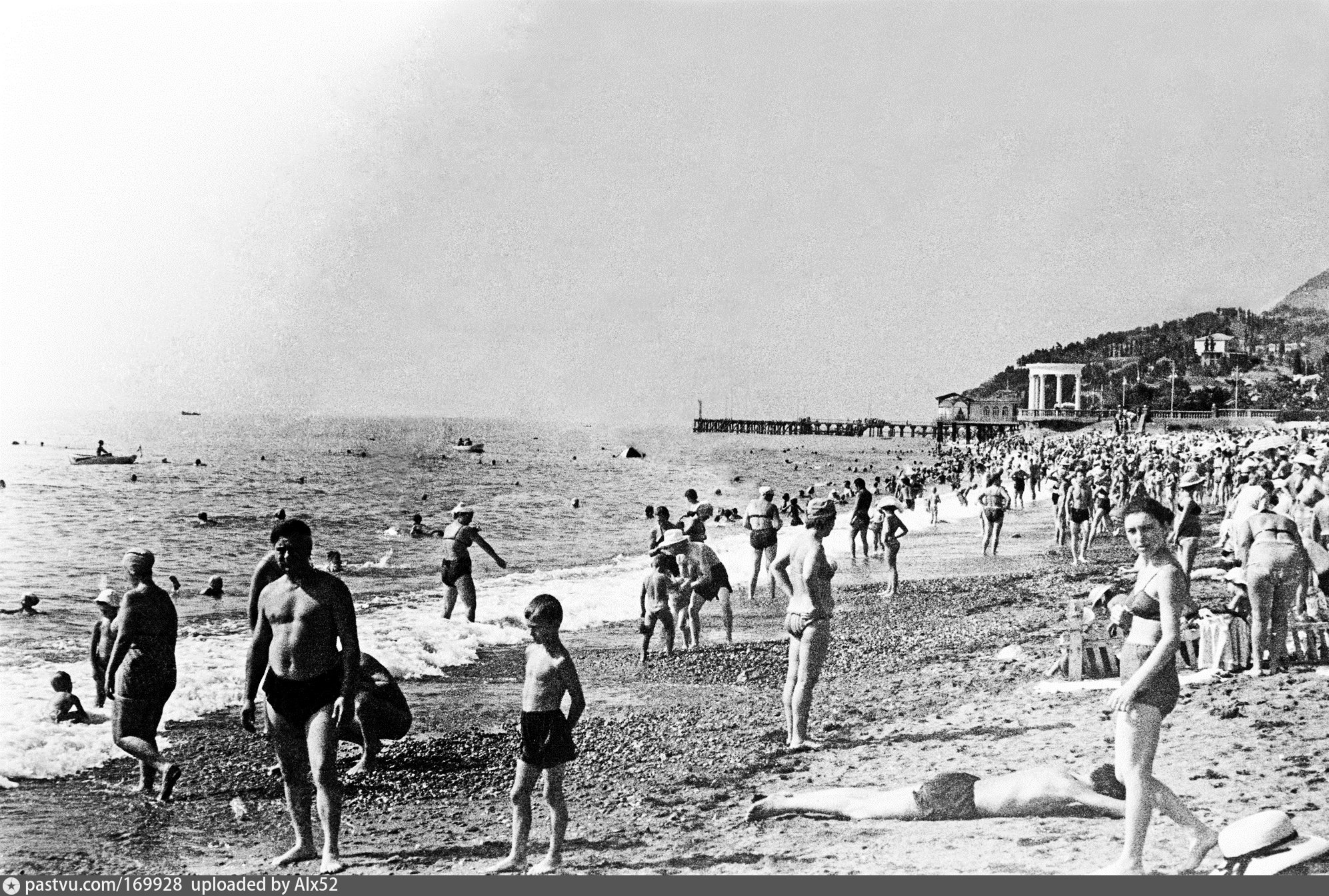 Алушта пляж 1930