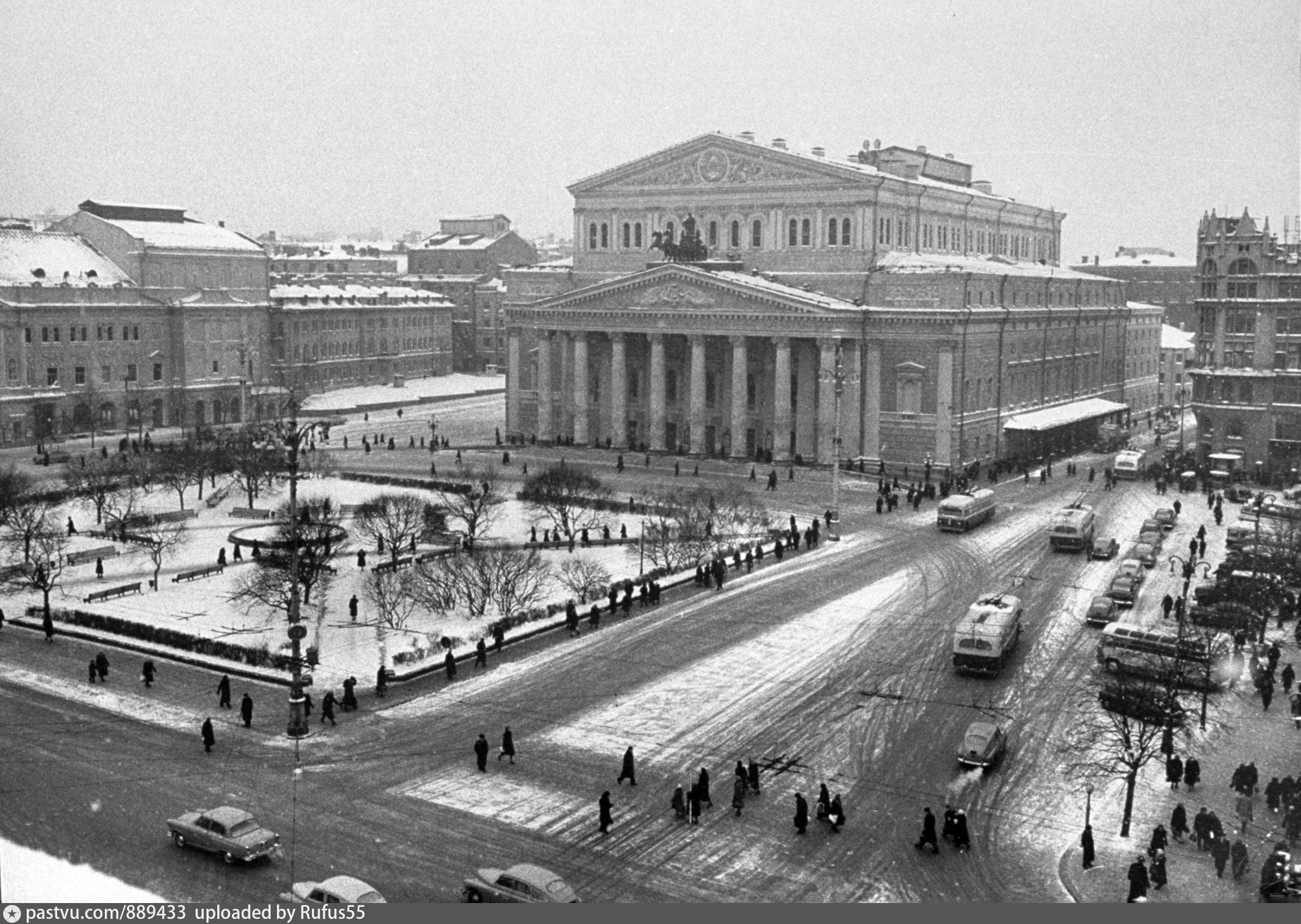 Театральная площадь Москва 19 век