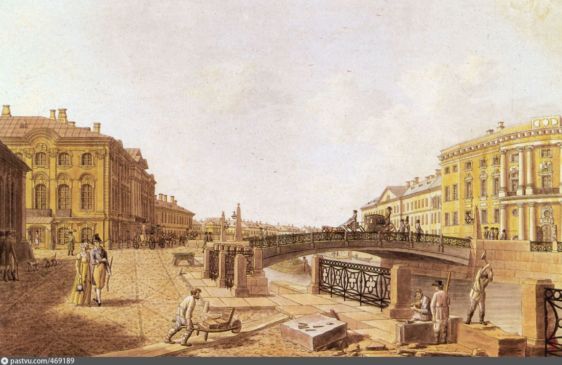 Петербург Невский проспект 18 век