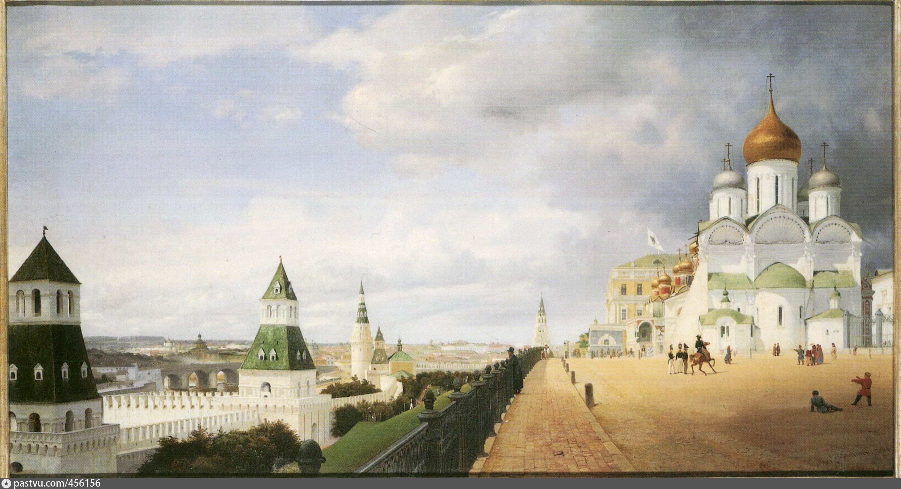 Москва 14. Эдуард Гертнер. Ивановская площадь в Московском Кремле. 1839. Кремль Белокаменный Московский 1800 г. Иван 3 Белокаменный Московский Кремль. Московский Кремль 16 век.