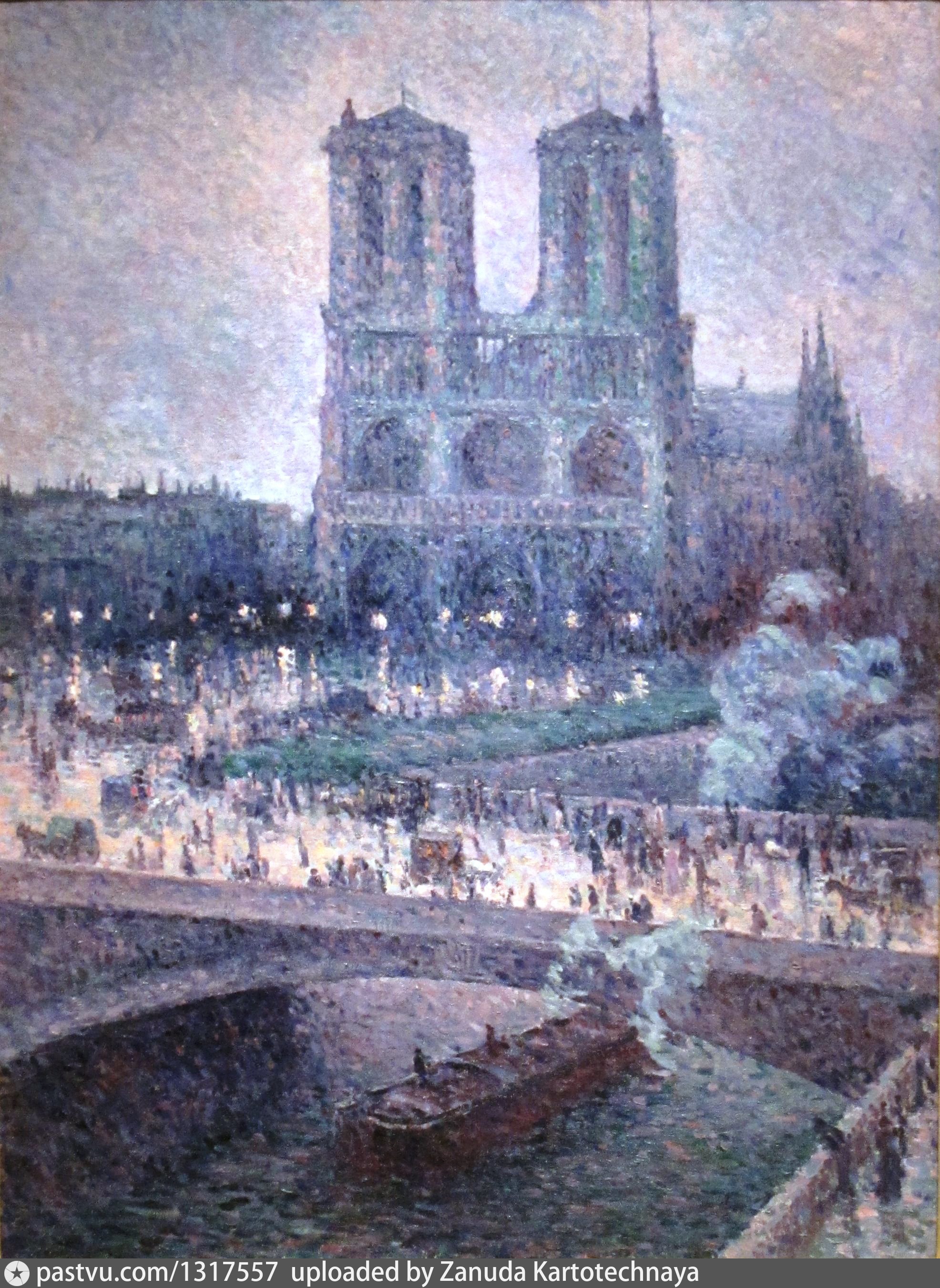 Максимильен Люс картина собор Парижс