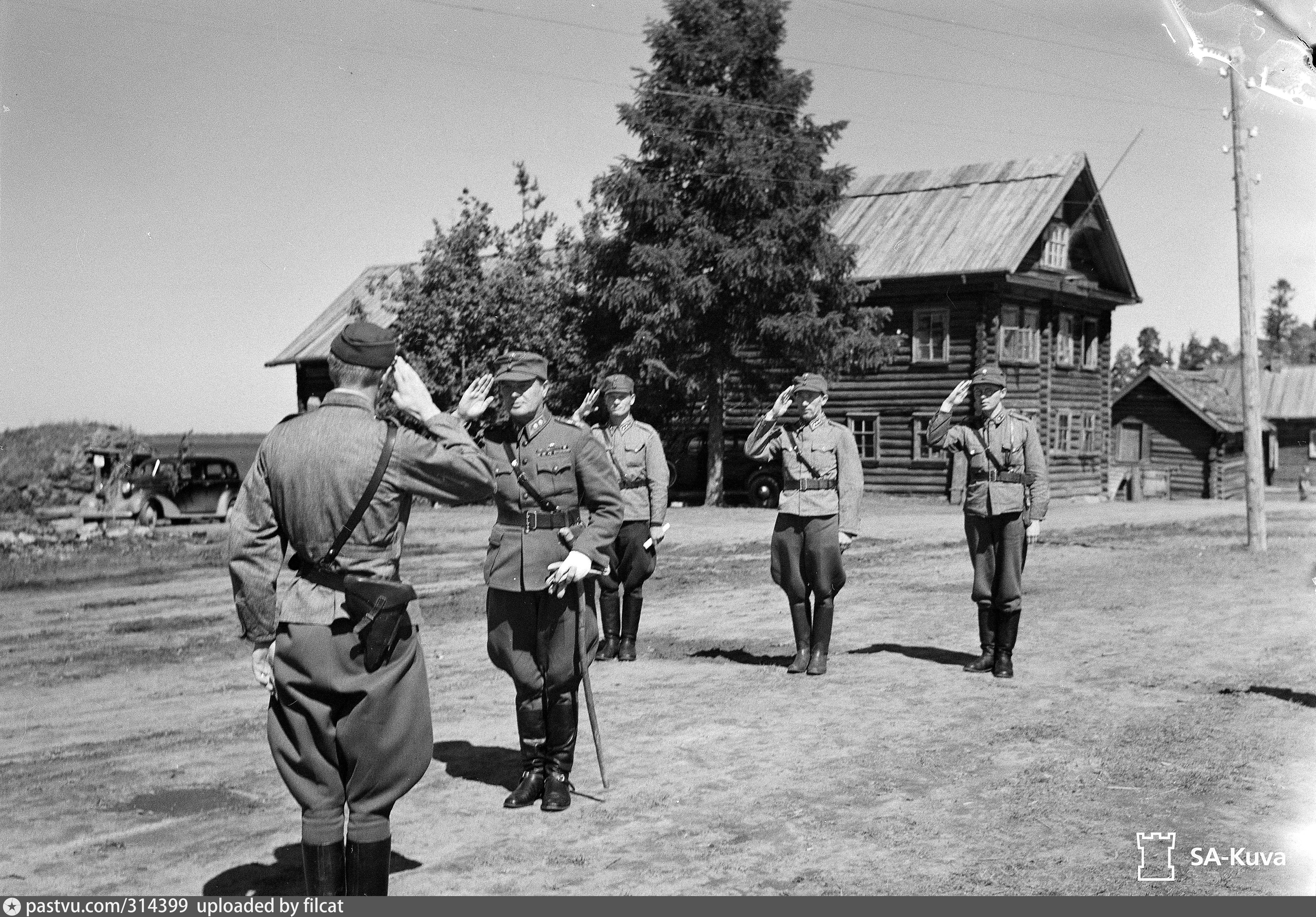 Ладва, финская оккупация. Финны 1941. Ладва Карелия в финскую оккупацию.