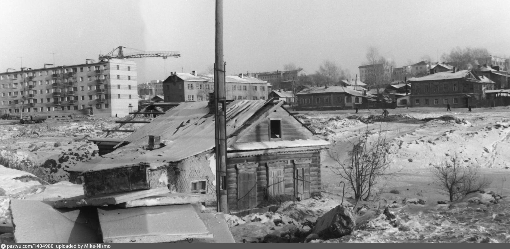 Последняя халупа на Чердымовке - Retro photos