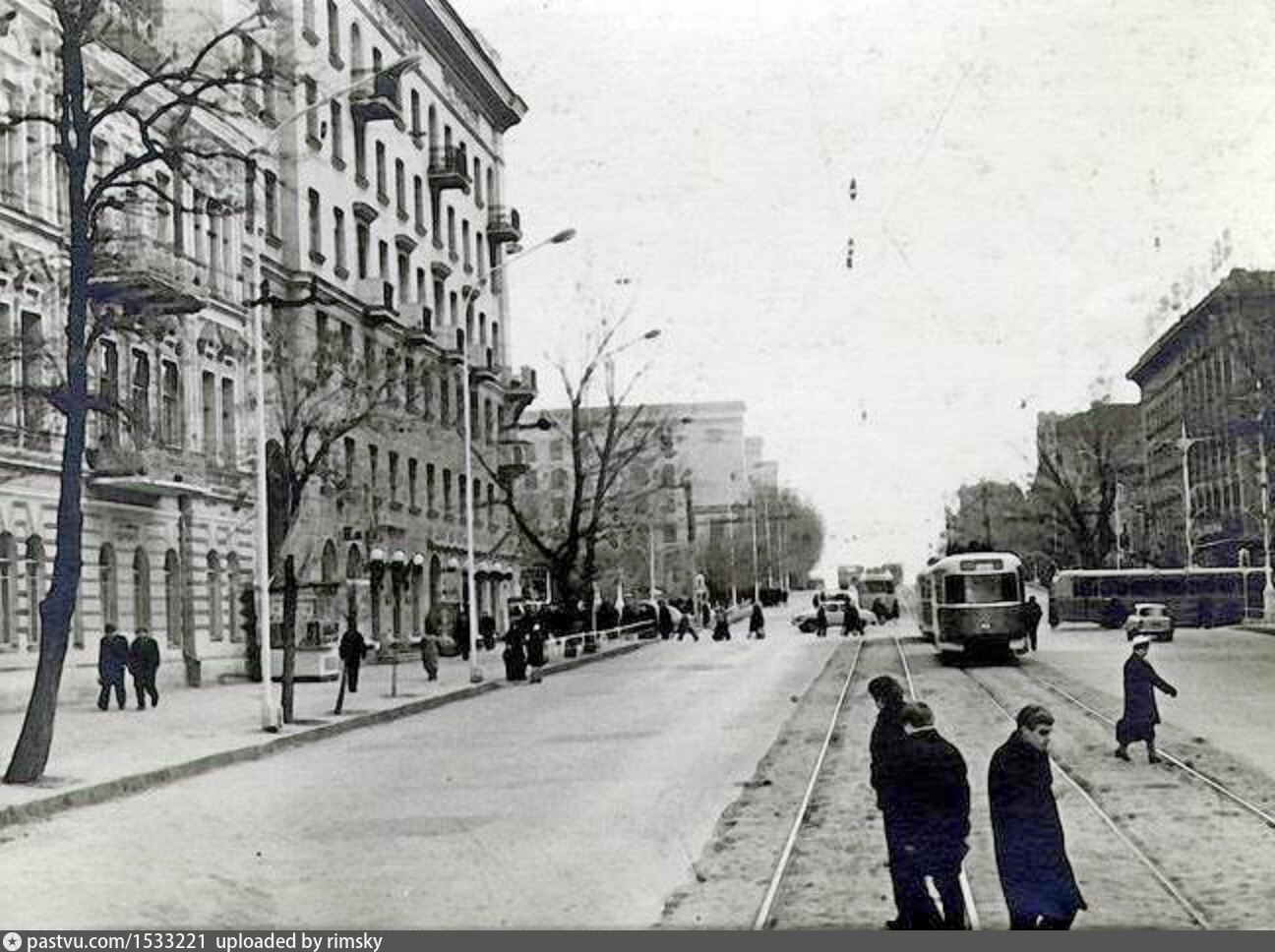 Улица большая Садовая Ростов на Дону в 1960