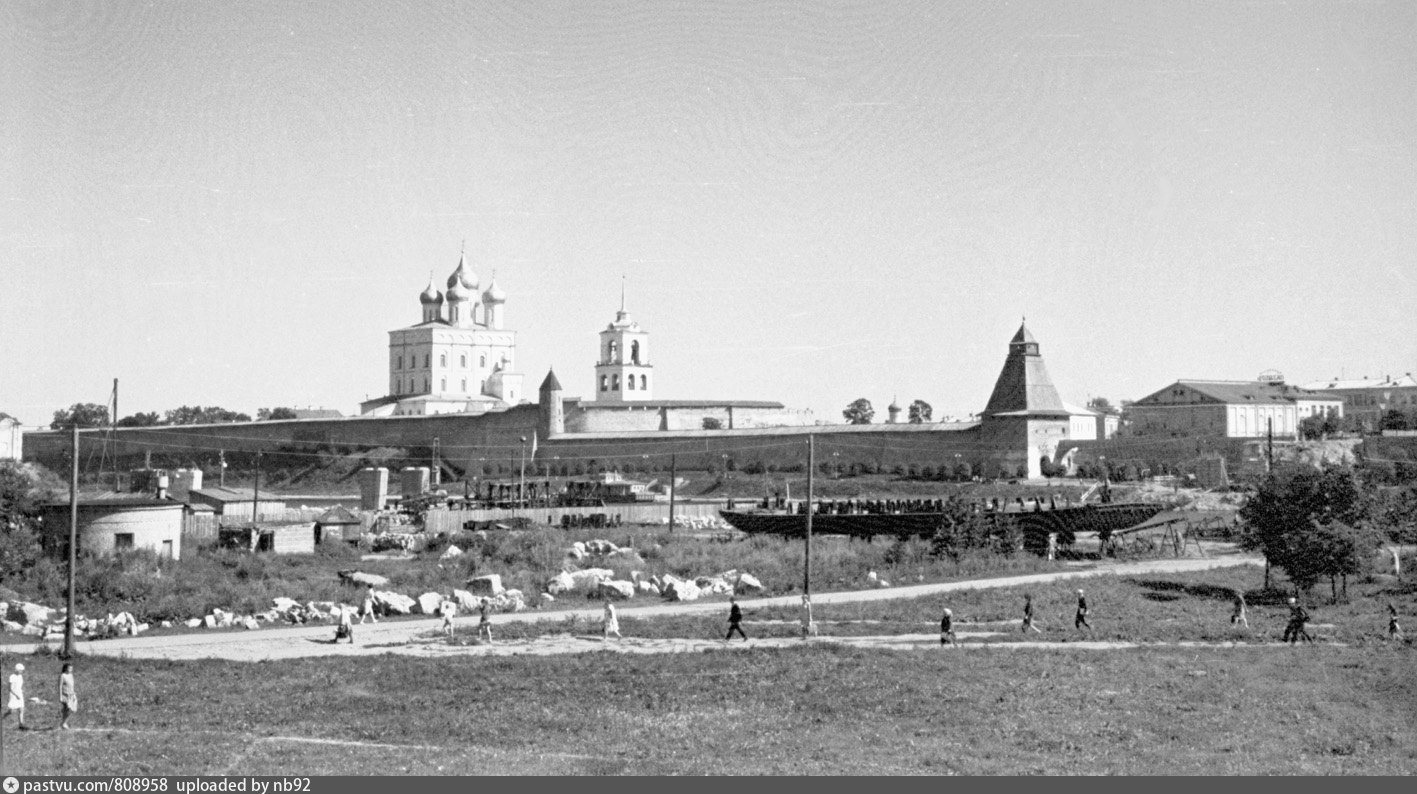 Псковский Кремль во время Великой Отечественной войны