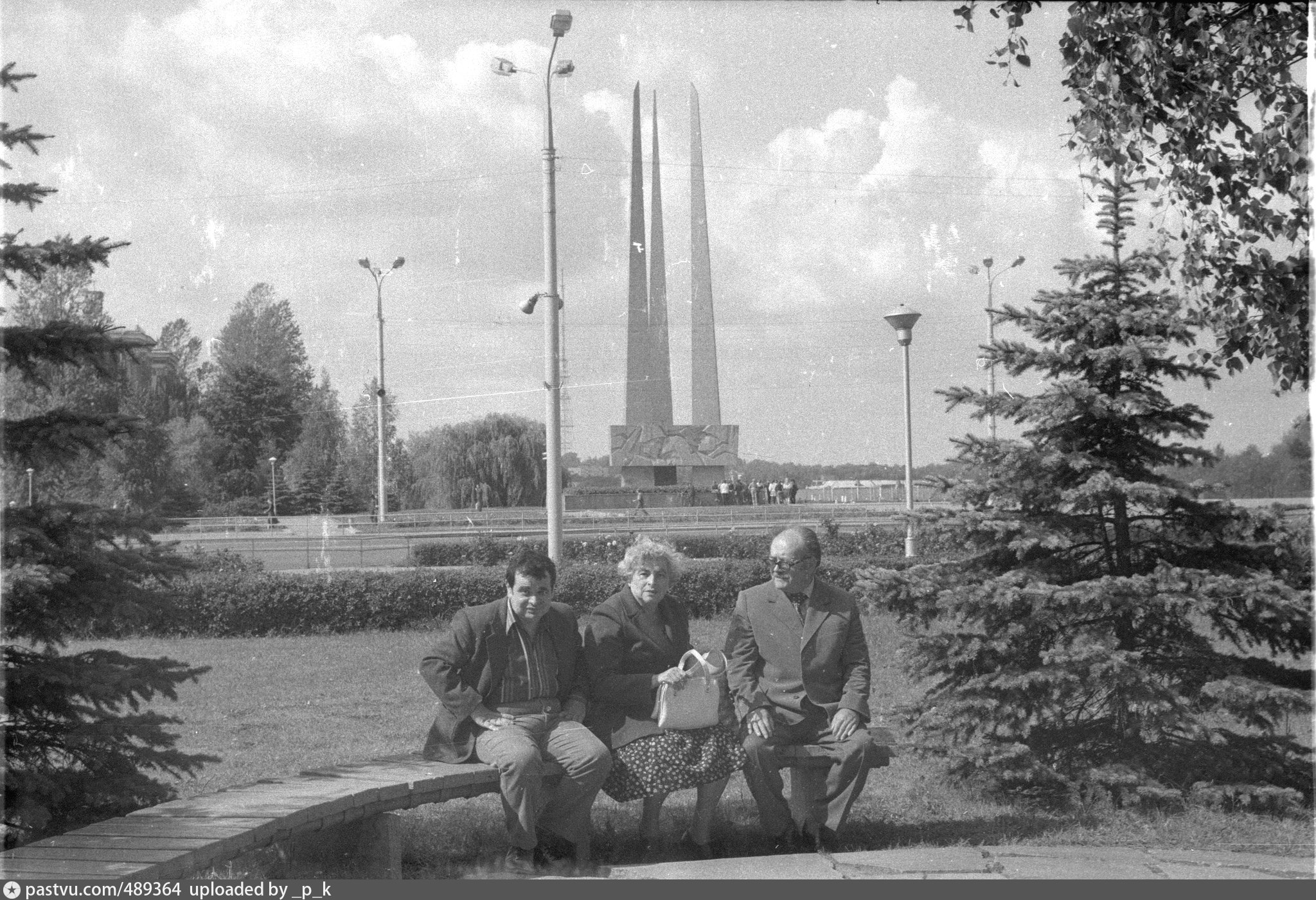 Площадь Победы в Витебске 1990