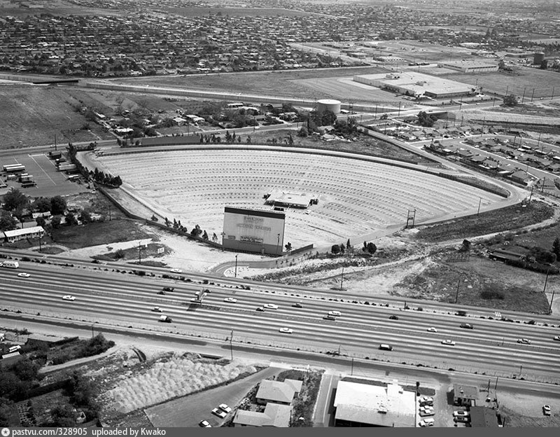 Edgewood DriveIn, Baldwin Park, looking southeast