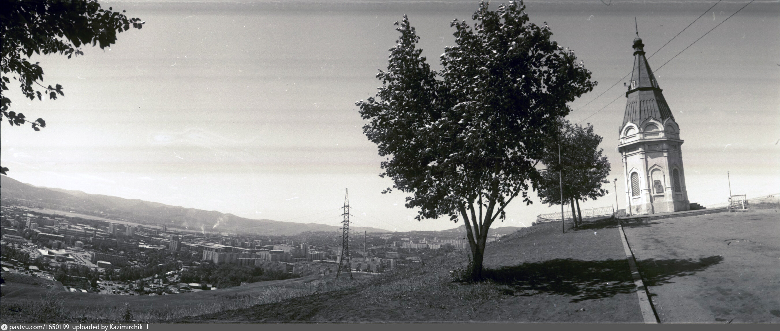 Красный проспект Новосибирск 1960 часовня